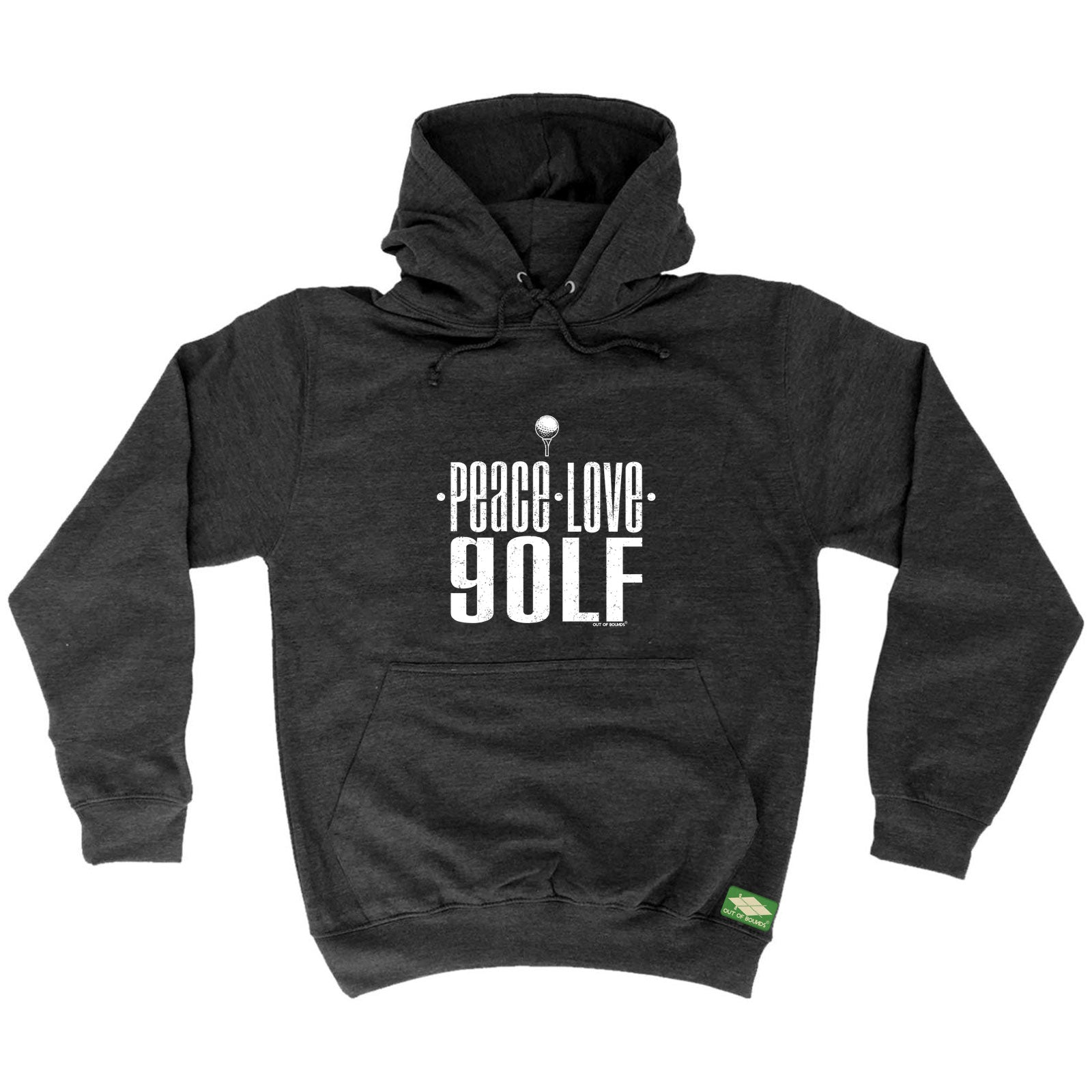 Oob Peace Love Golf - Funny Hoodies Hoodie