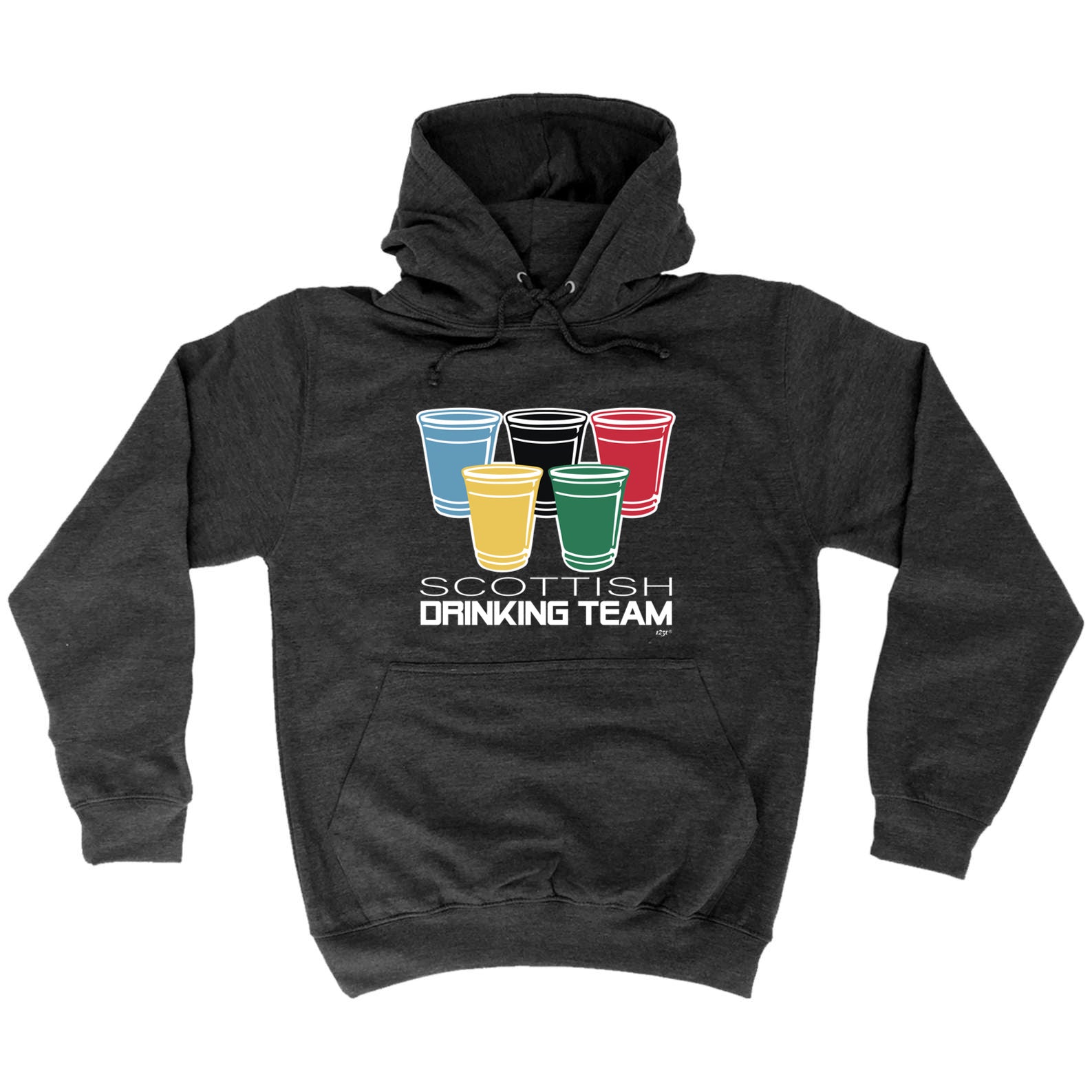 Scottish Drinking Team Glasses - Funny Hoodies Hoodie