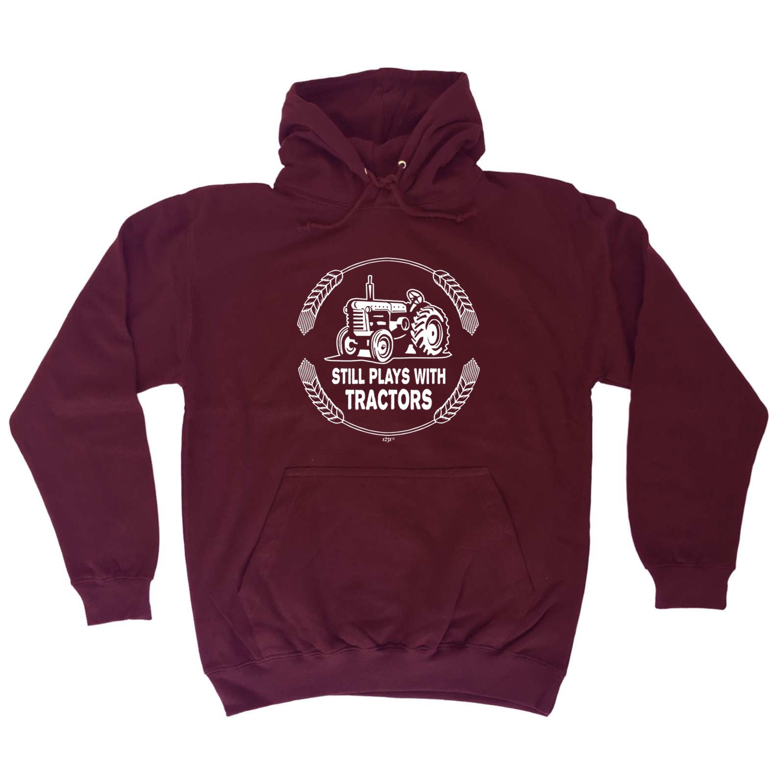 Still Plays With Tractors - Funny Hoodies Hoodie