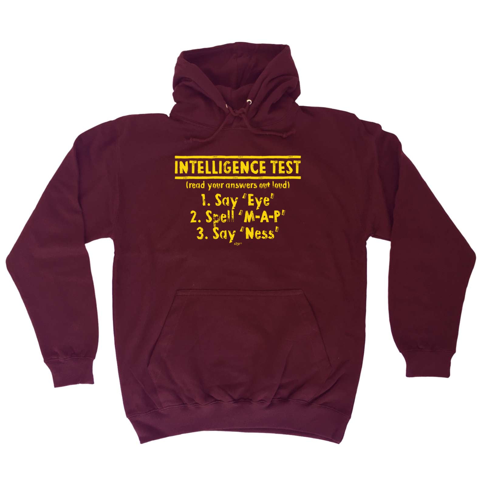 Intelligence Test - Funny Hoodies Hoodie