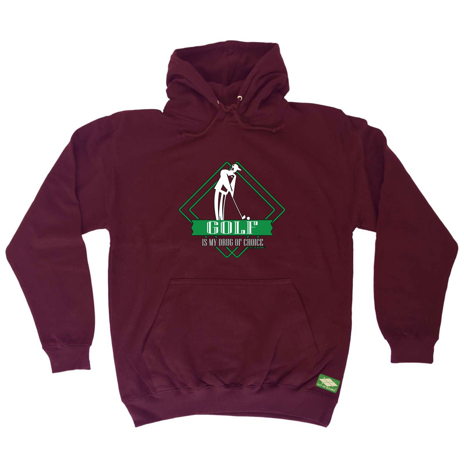 Oob Golf Is My Drug Of Choice - Funny Hoodies Hoodie