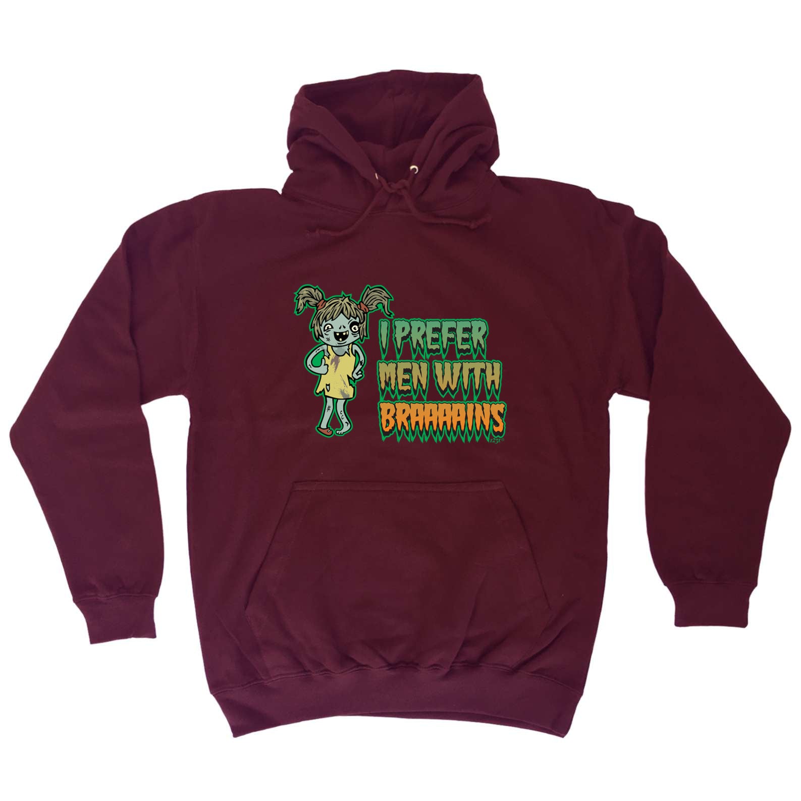 Zombie Prefer Men With Braaaains - Funny Hoodies Hoodie