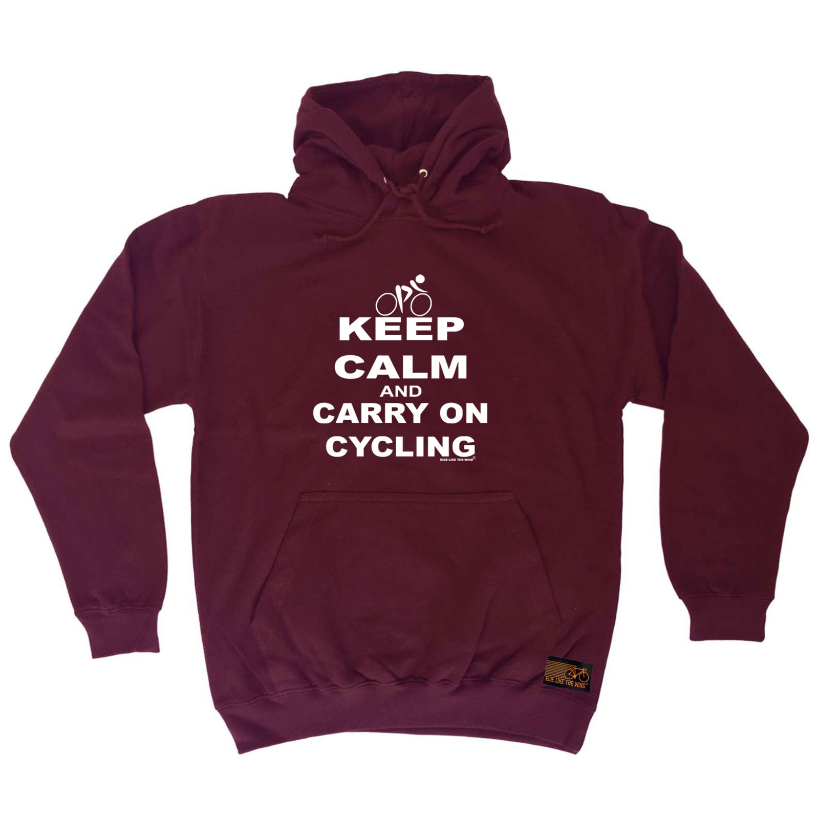 Rltw Keep Calm And Carry On Cycling - Funny Hoodies Hoodie