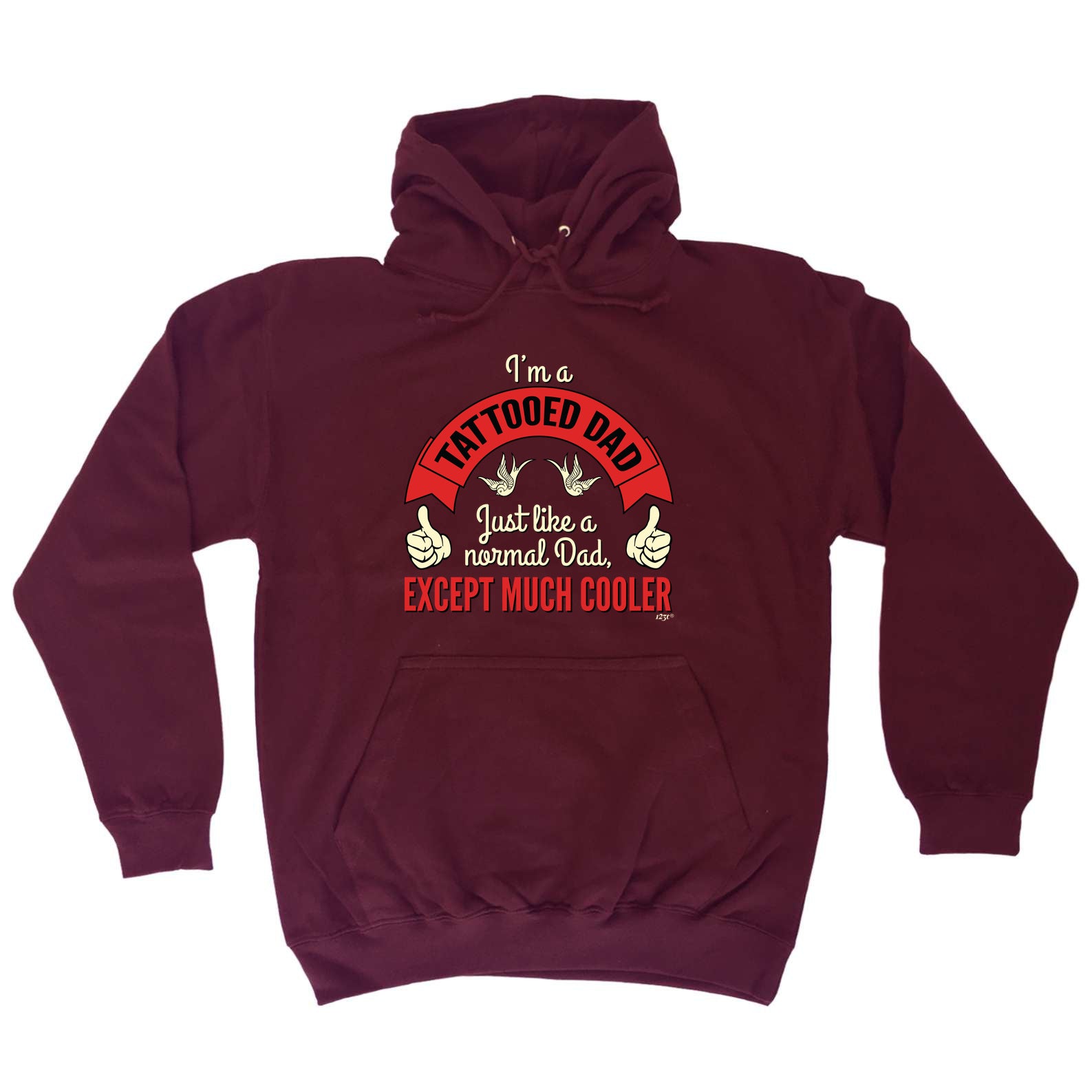 Im A Tattooed Dad - Funny Hoodies Hoodie