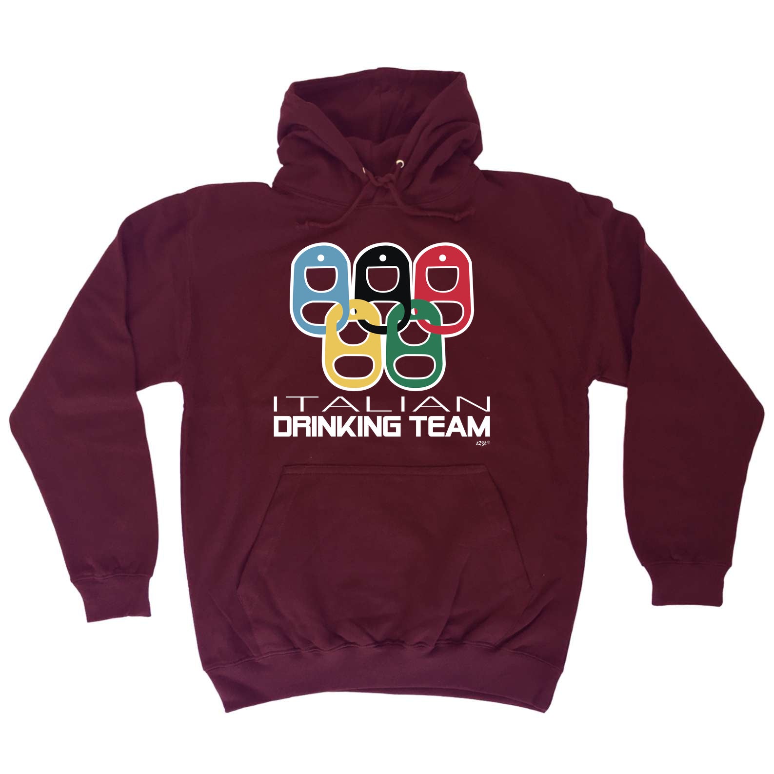 Italian Drinking Team Rings - Funny Hoodies Hoodie