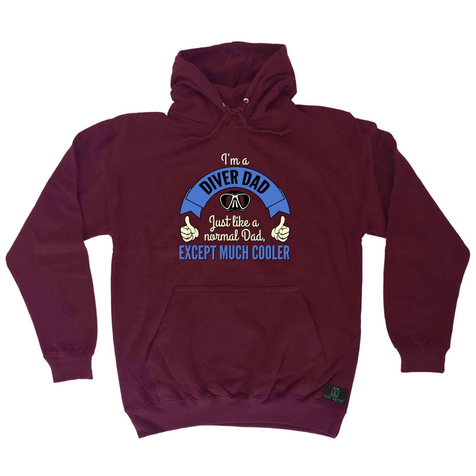 Ow Im A Diver Dad - Funny Hoodies Hoodie