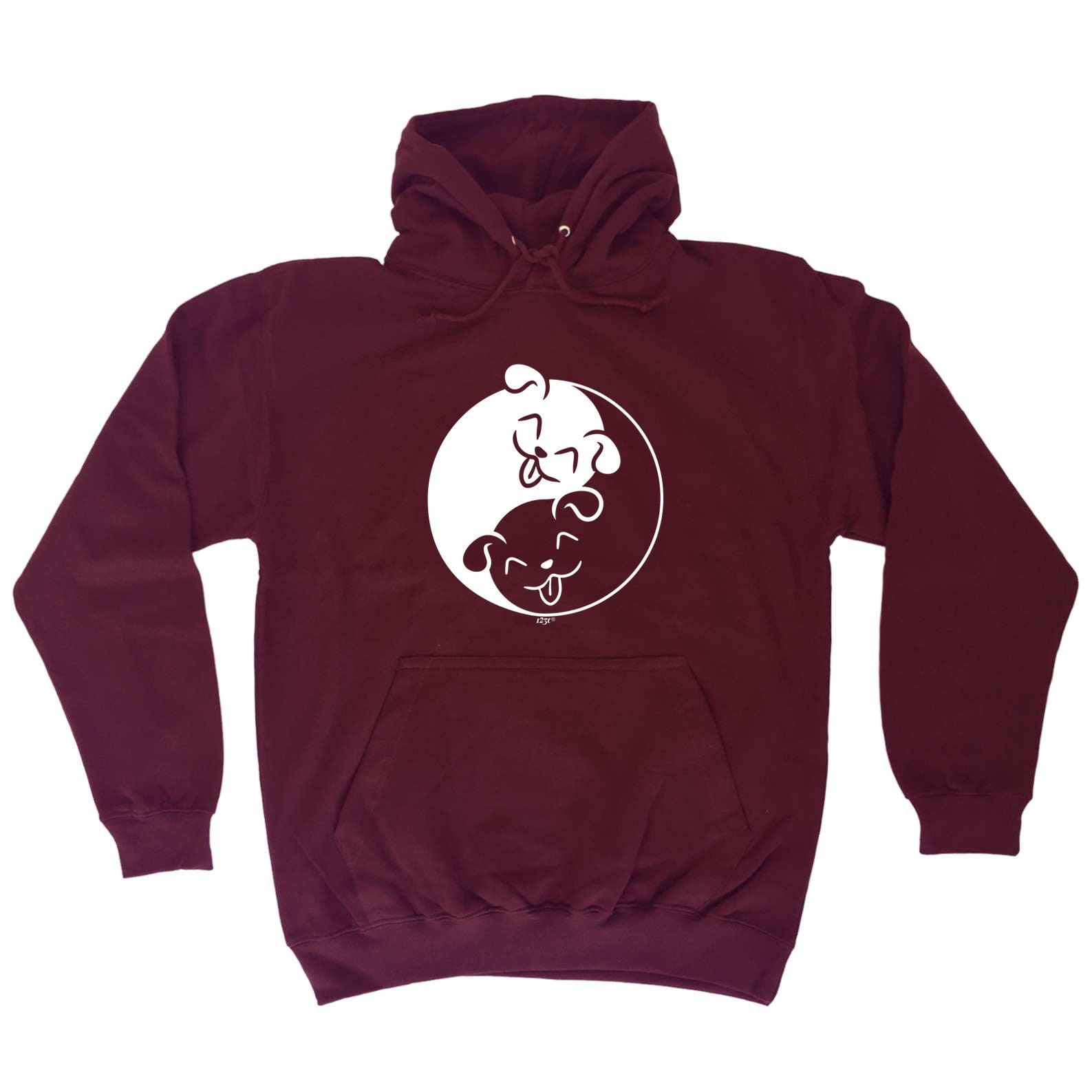 Yin Yang Dog - Funny Hoodies Hoodie