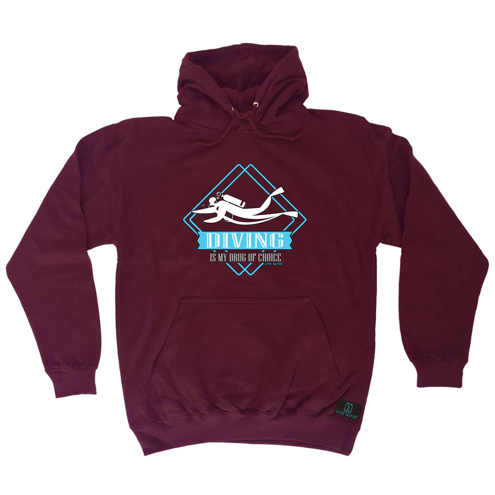 Ow Drug Of Choice Diving - Funny Hoodies Hoodie