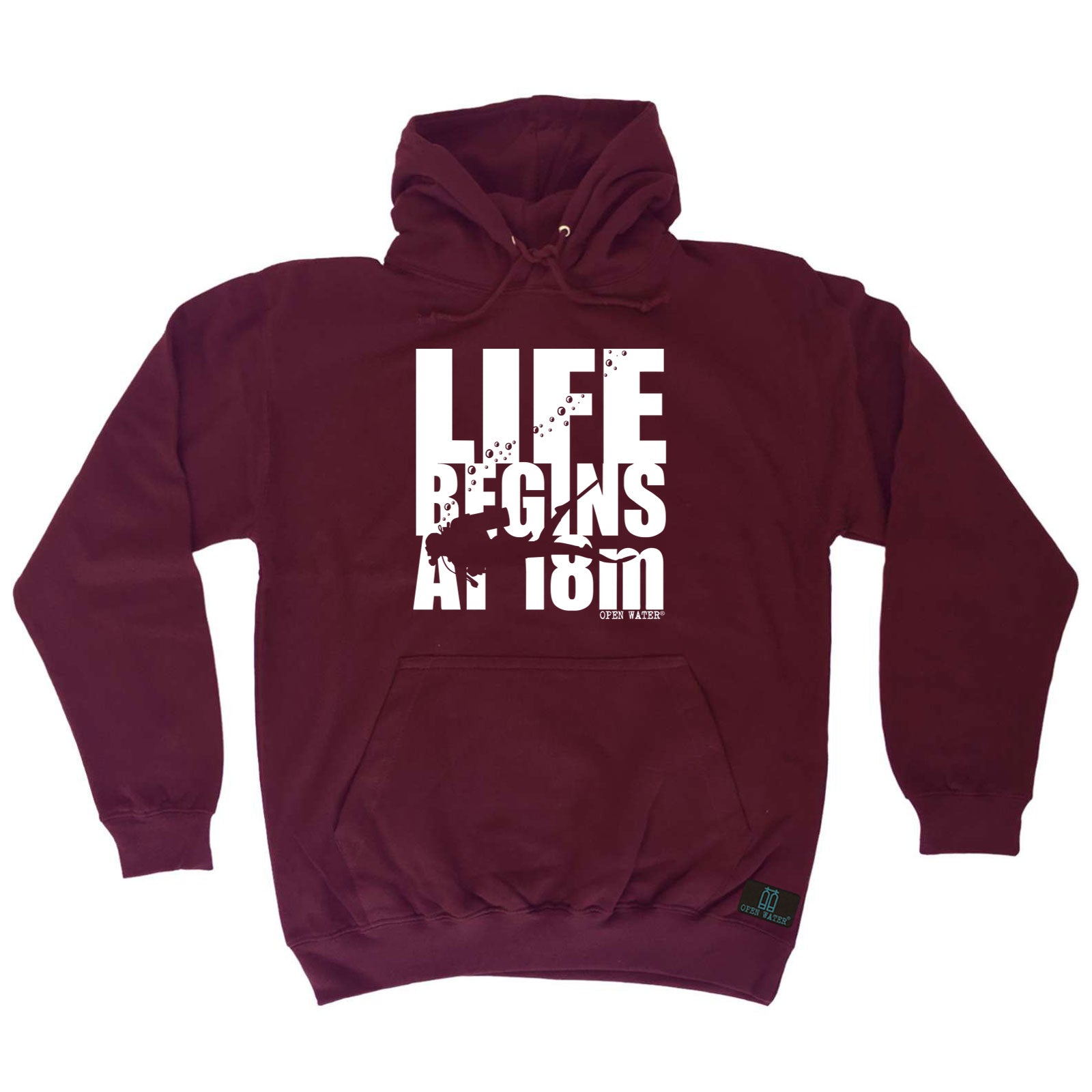 Ow Life Begins At 18M - Funny Hoodies Hoodie