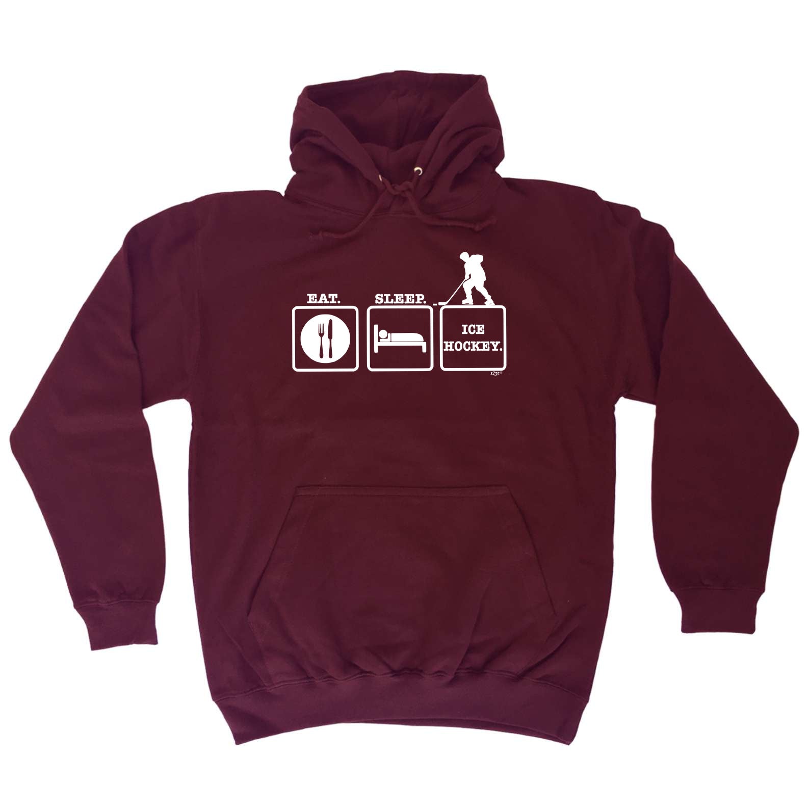 Eat Sleep Ice Hockey - Funny Hoodies Hoodie