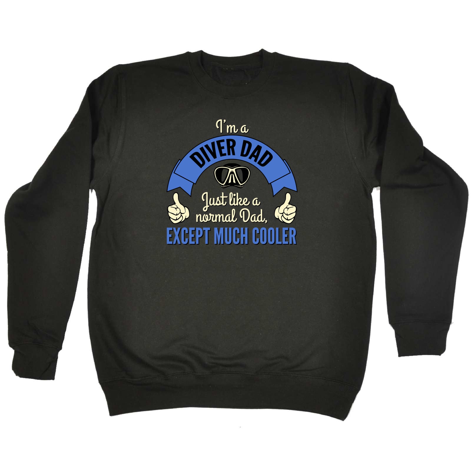 Ow Im A Diver Dad - Funny Sweatshirt