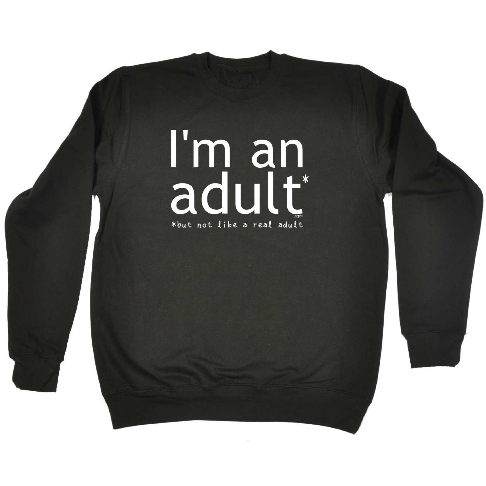 Im An Adult But Not Like A Real Adult - Funny Sweatshirt