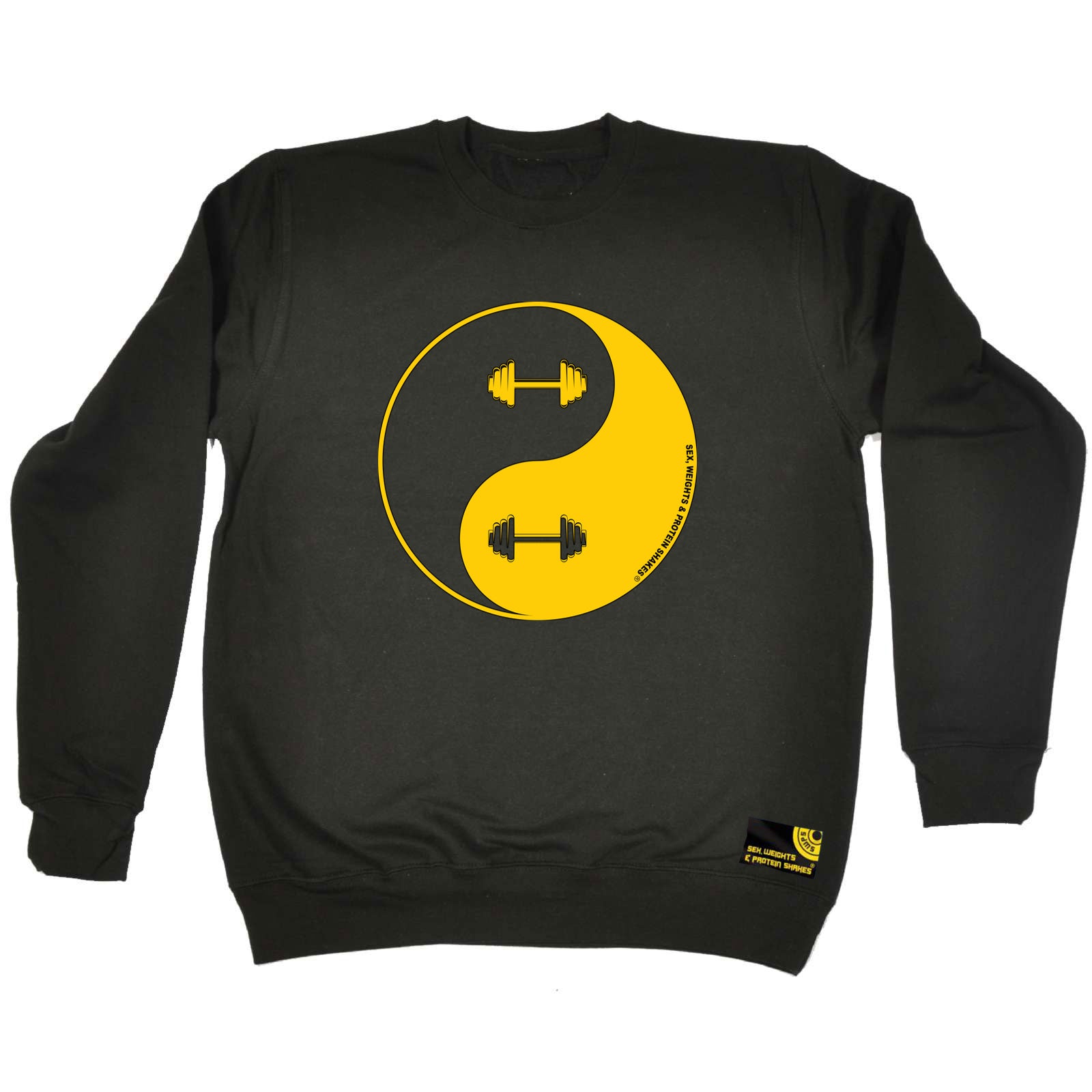 Swps Dumbbell Yin Yang - Funny Sweatshirt