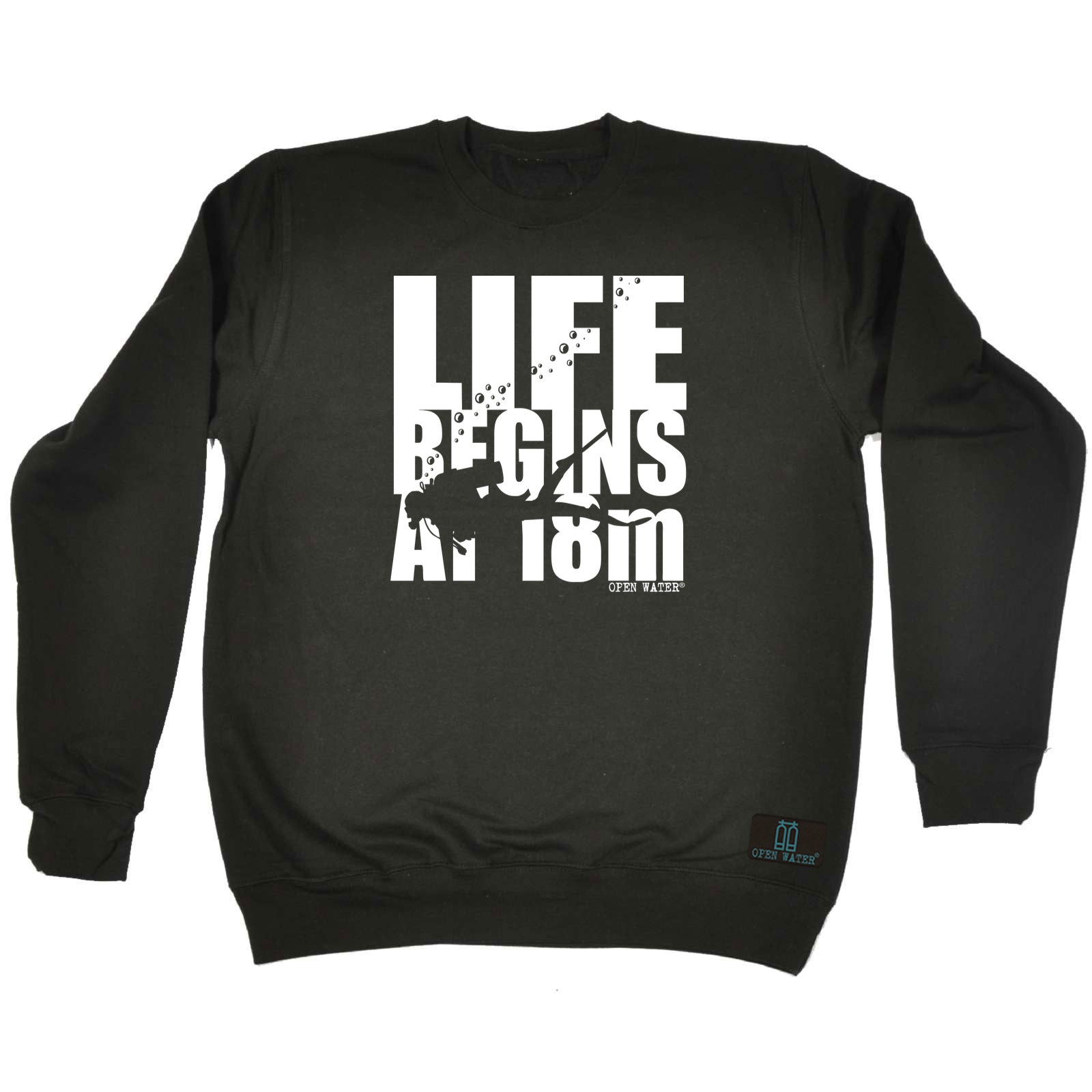 Ow Life Begins At 18M - Funny Sweatshirt