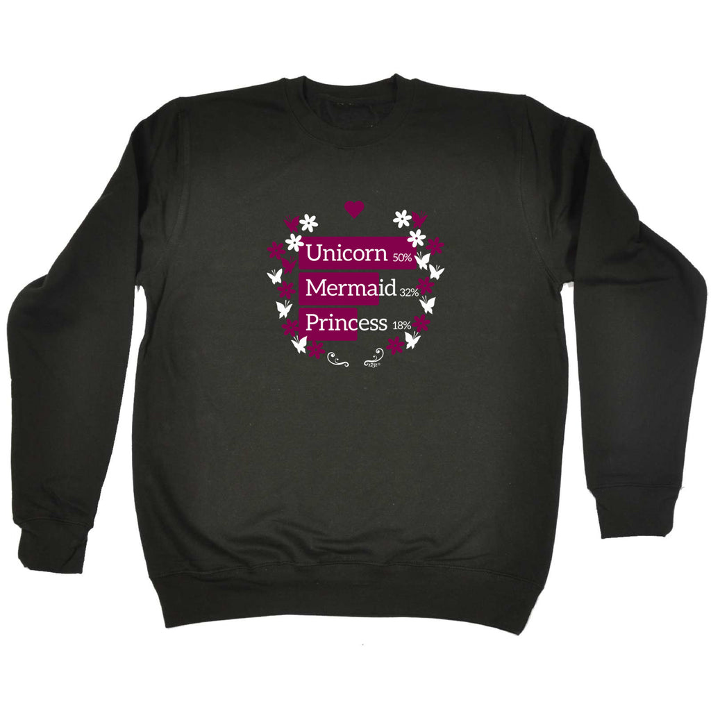 Unicorns Mermaid Princess - Funny Sweatshirt
