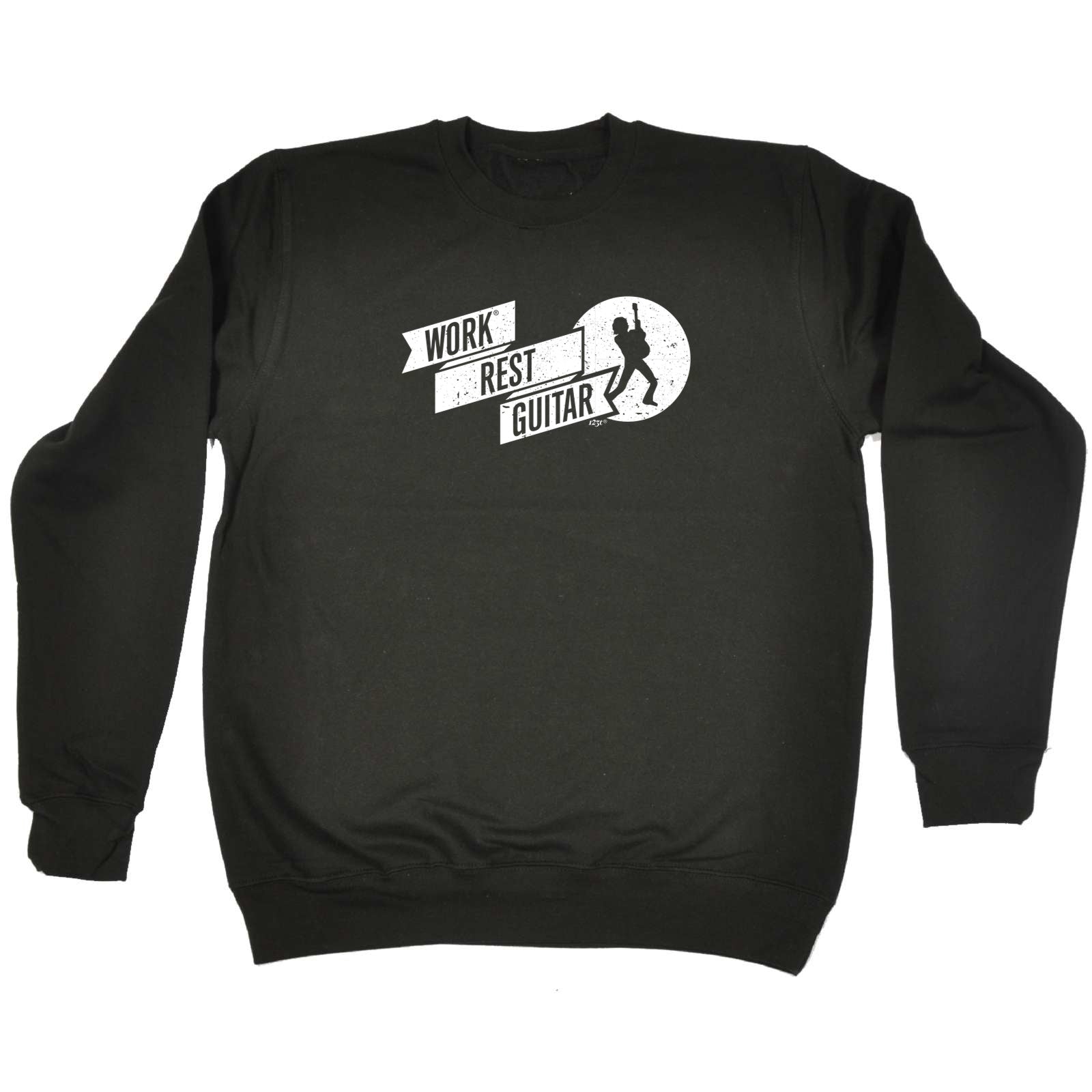 Work Rest Guitar Music - Funny Sweatshirt