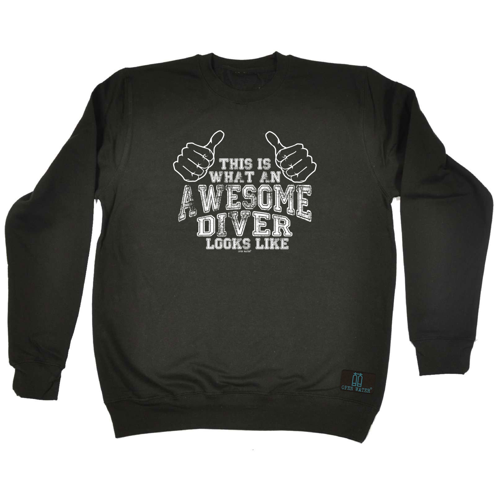 Ow This Is Awesome Diver - Funny Sweatshirt