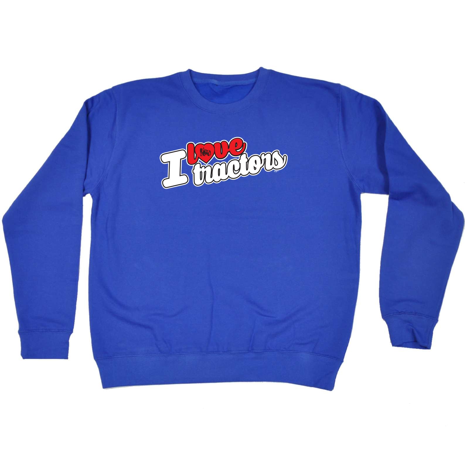 Love Tractors Stencil - Funny Sweatshirt