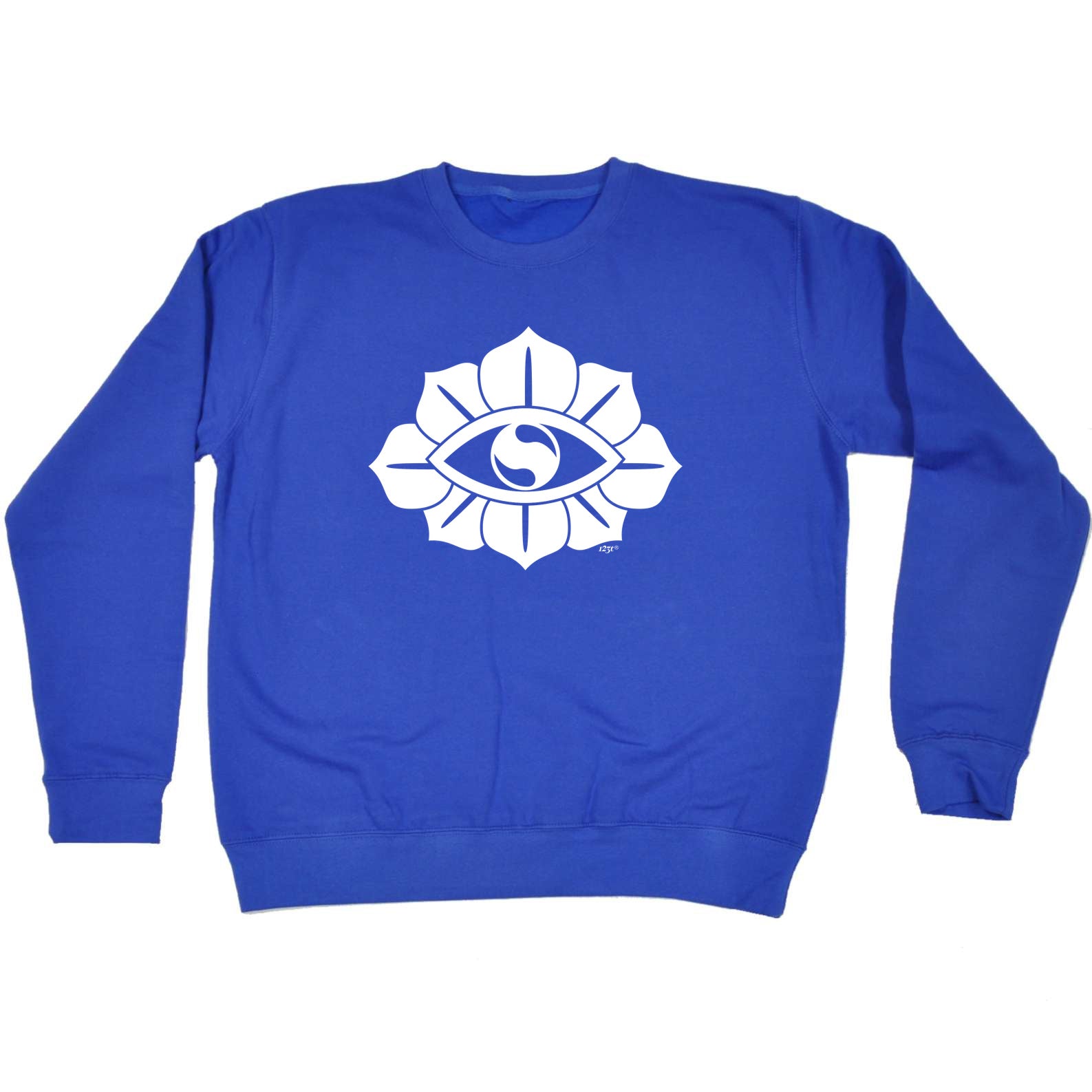 Festival Flower Eye White - Funny Sweatshirt