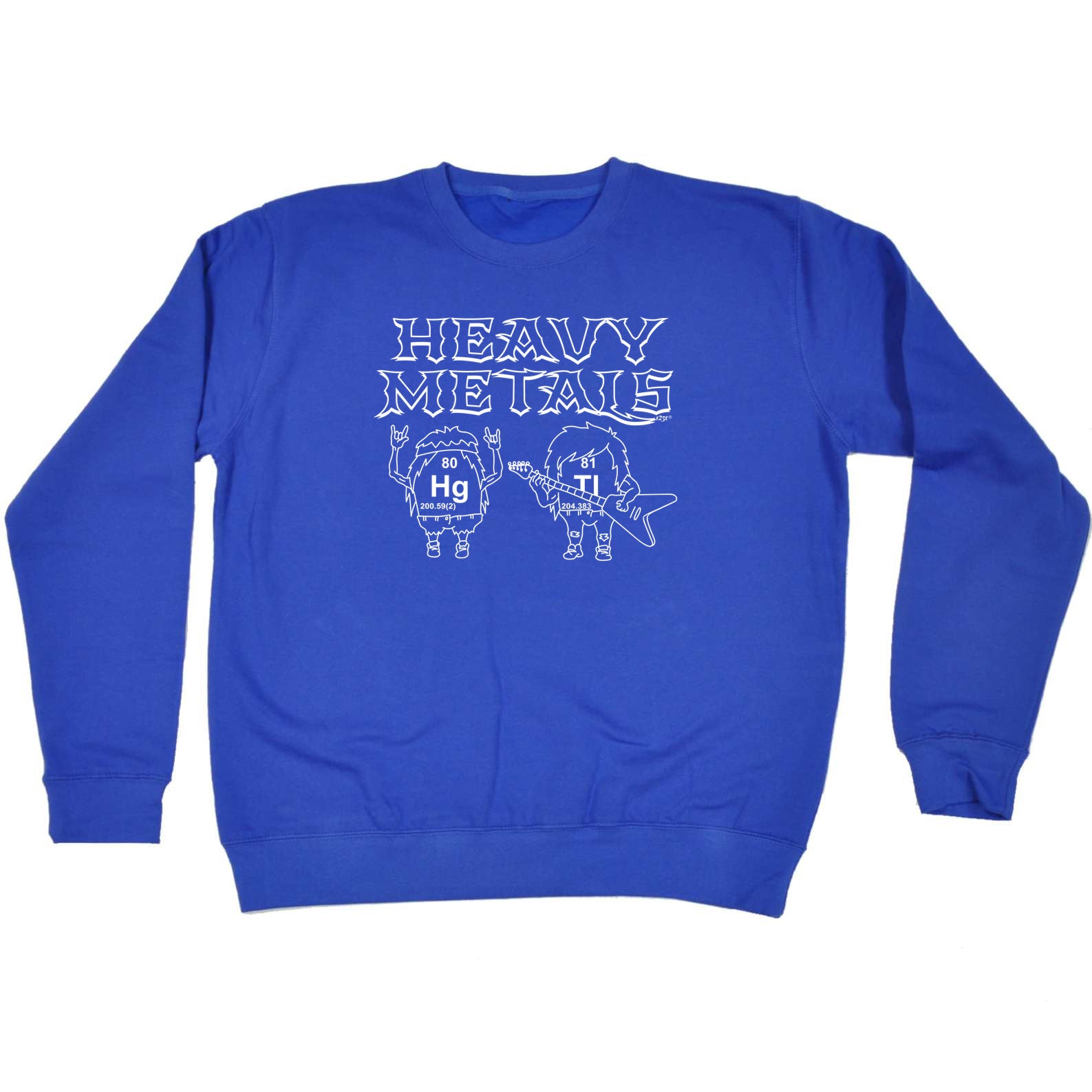 Heavy Metals Music Chemistry - Funny Sweatshirt