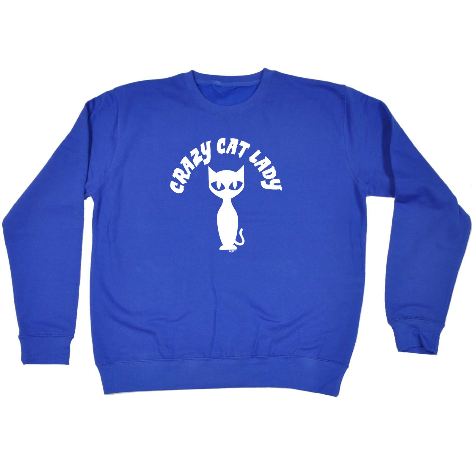 Crazy Cat Lady White - Funny Sweatshirt