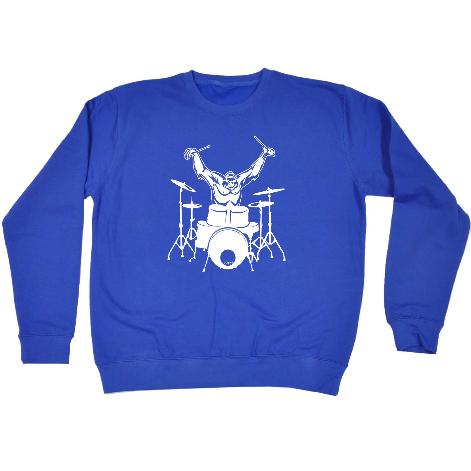 Gorilla Drummer Drums Music - Funny Sweatshirt