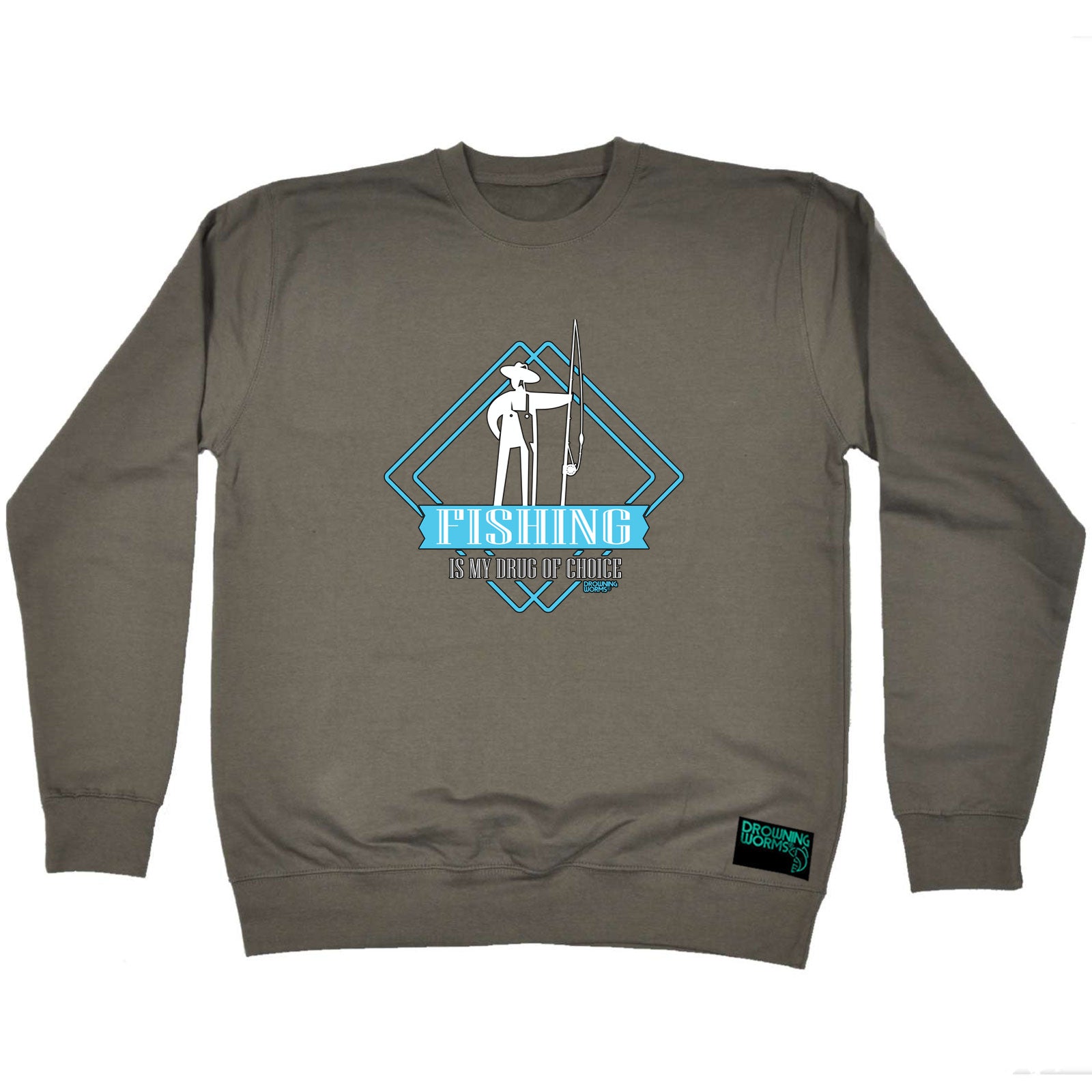 Dw Fishing Is My Drug Of Choice - Funny Sweatshirt