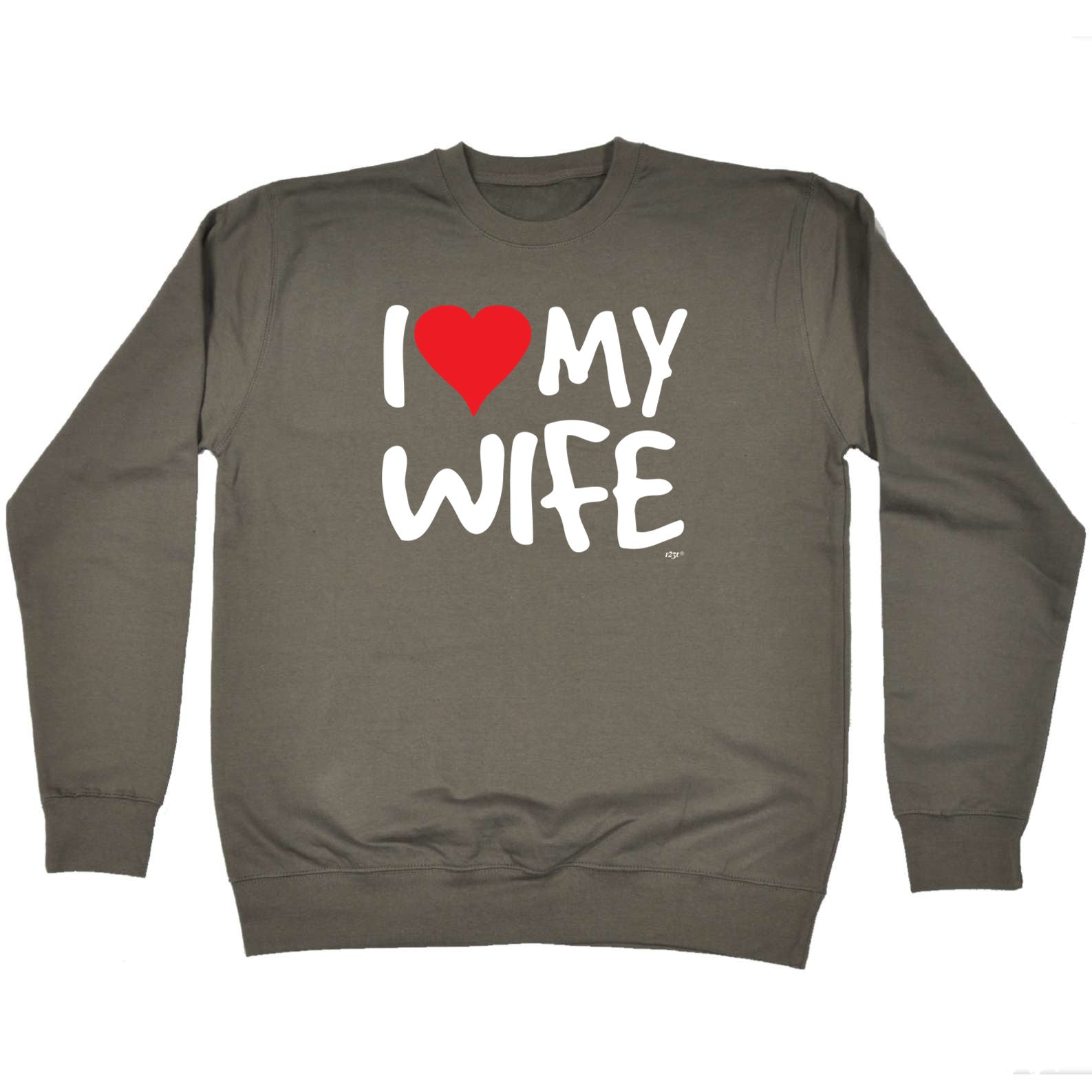Love Heart My Wife - Funny Sweatshirt