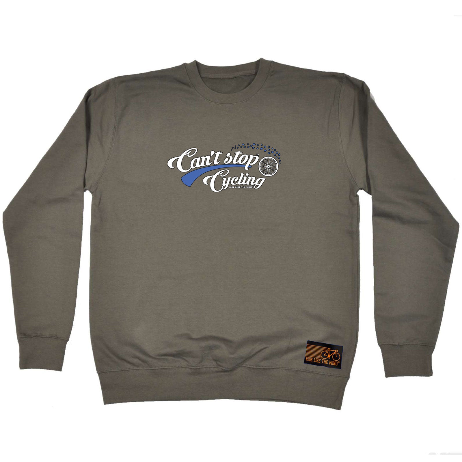 Rltw Cant Stop Cycling - Funny Sweatshirt
