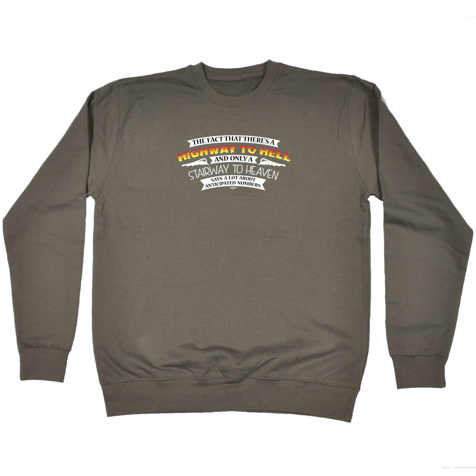 The Fact That There Is A Highway To Hell Stairway To Heaven - Funny Sweatshirt