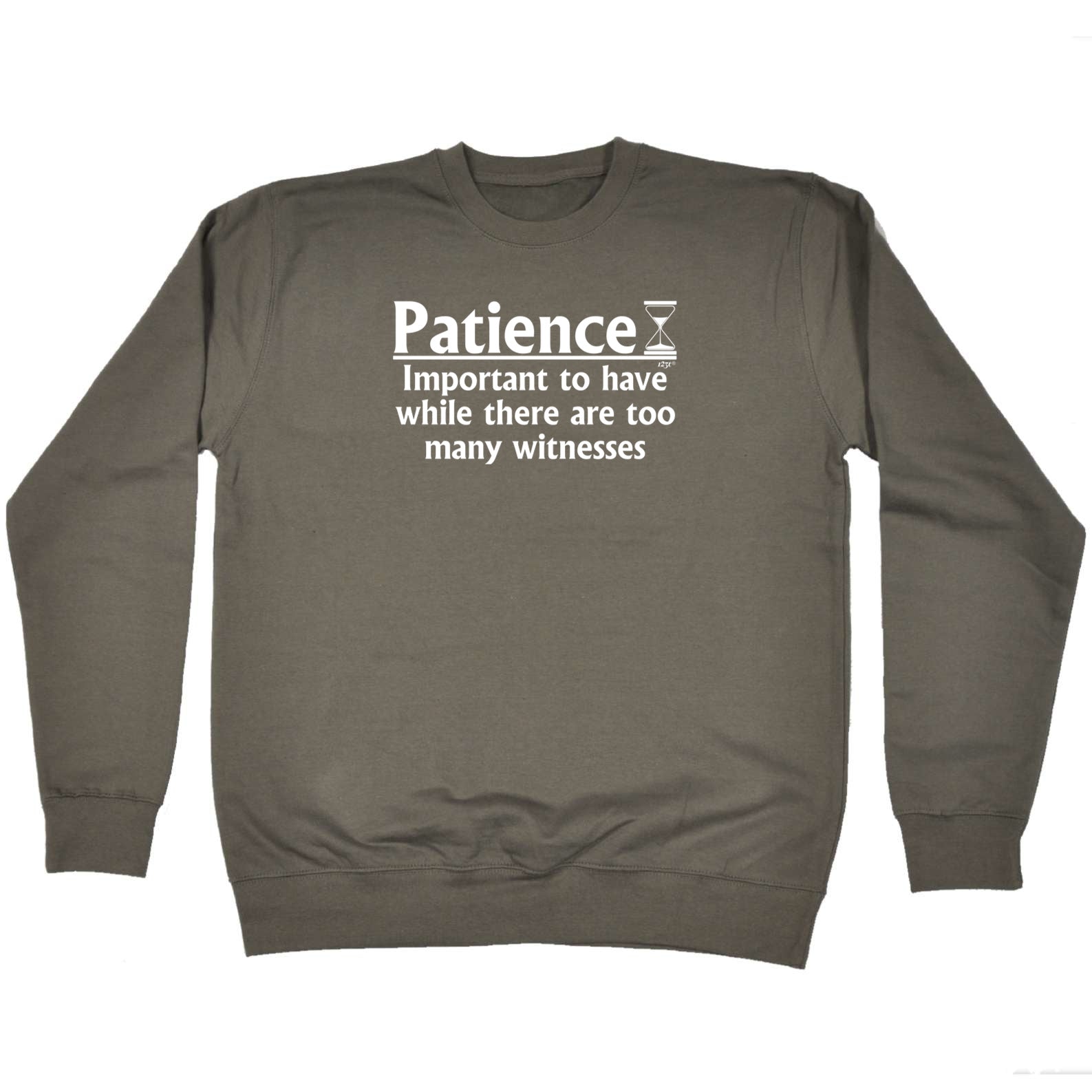 Patience Important To Have While There Are Witnesses - Funny Sweatshirt
