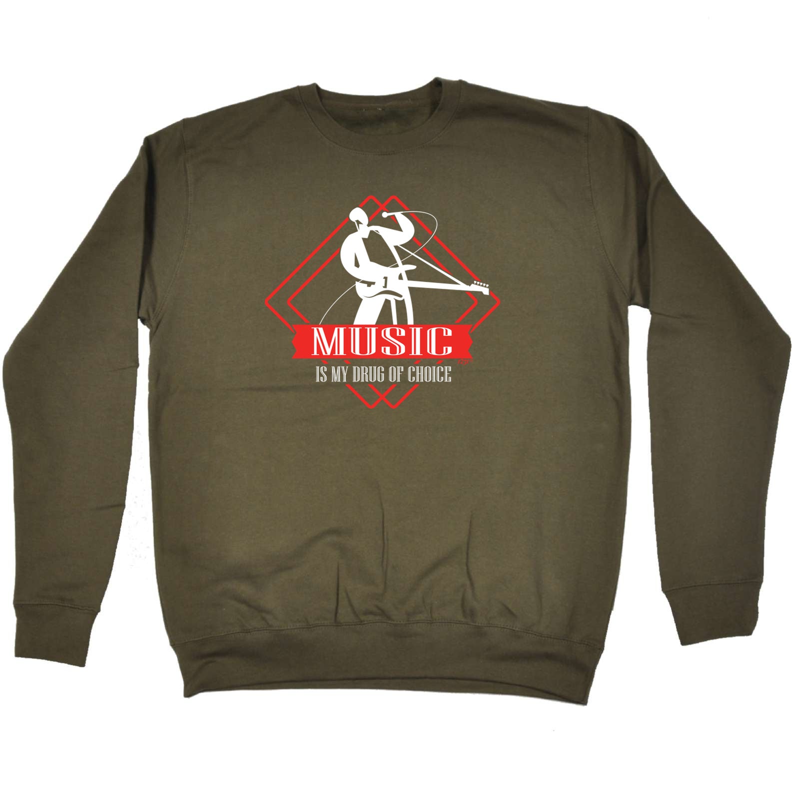 Music Is My D Of Choice Music - Funny Sweatshirt