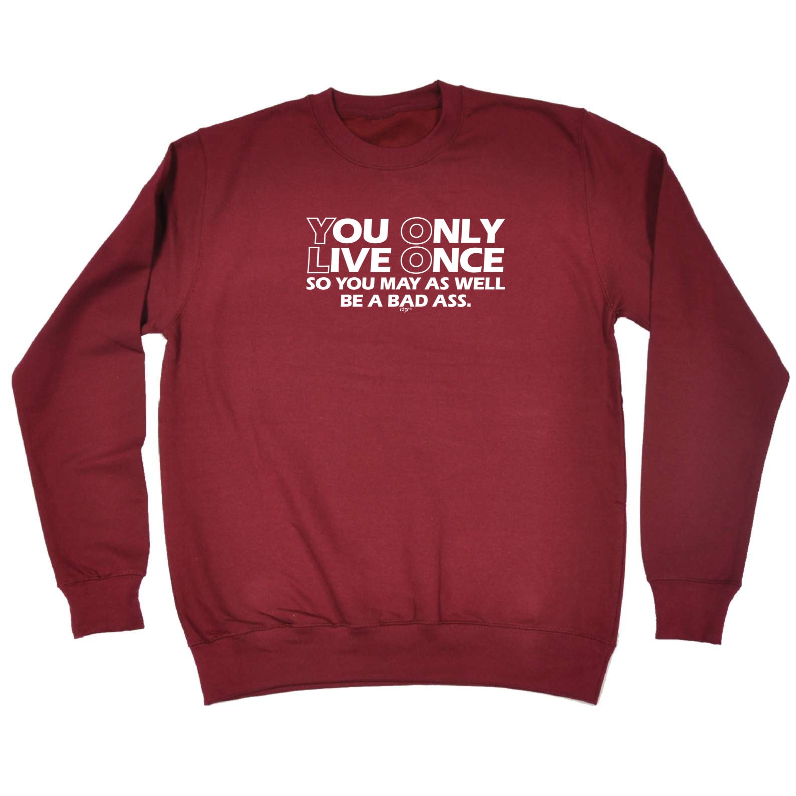 You Only Live Once So You May As Well - Funny Sweatshirt