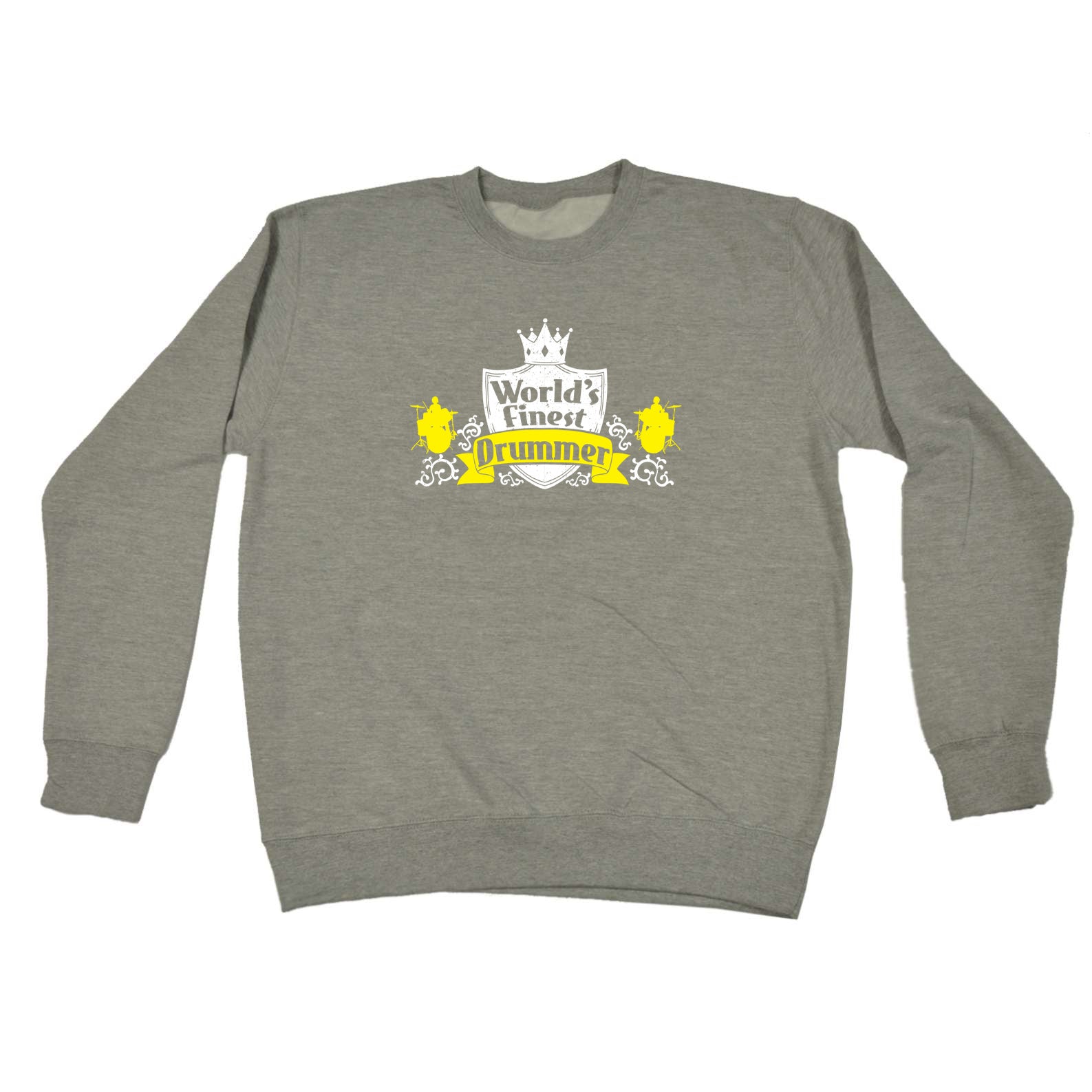 Worlds Finest Drummer Drums Music - Funny Sweatshirt