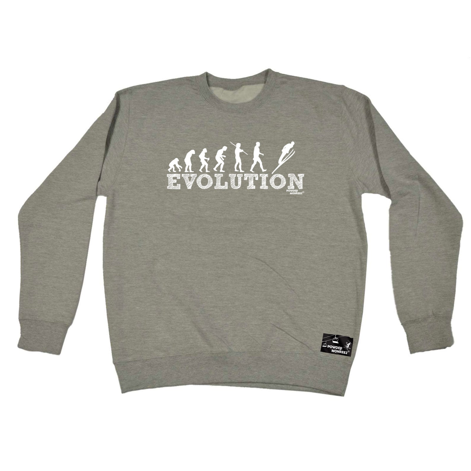 Pm Evolution Ski Jumping - Funny Sweatshirt