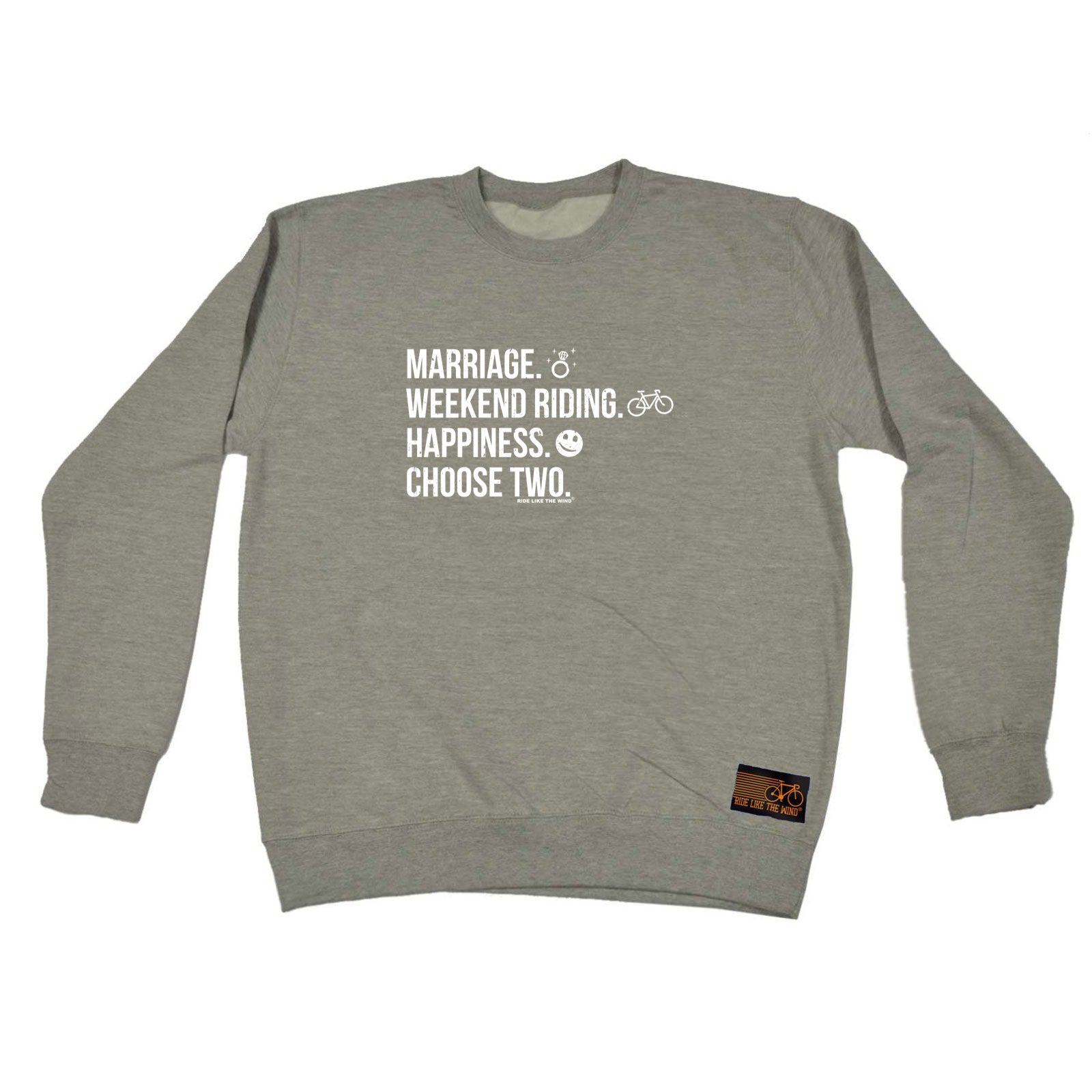 Rltw Marriage Weekend Riding Happiness - Funny Sweatshirt