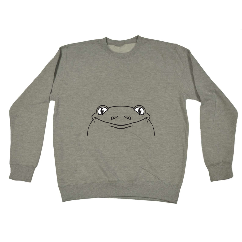 Frog Animal Face Ani Mates - Funny Sweatshirt