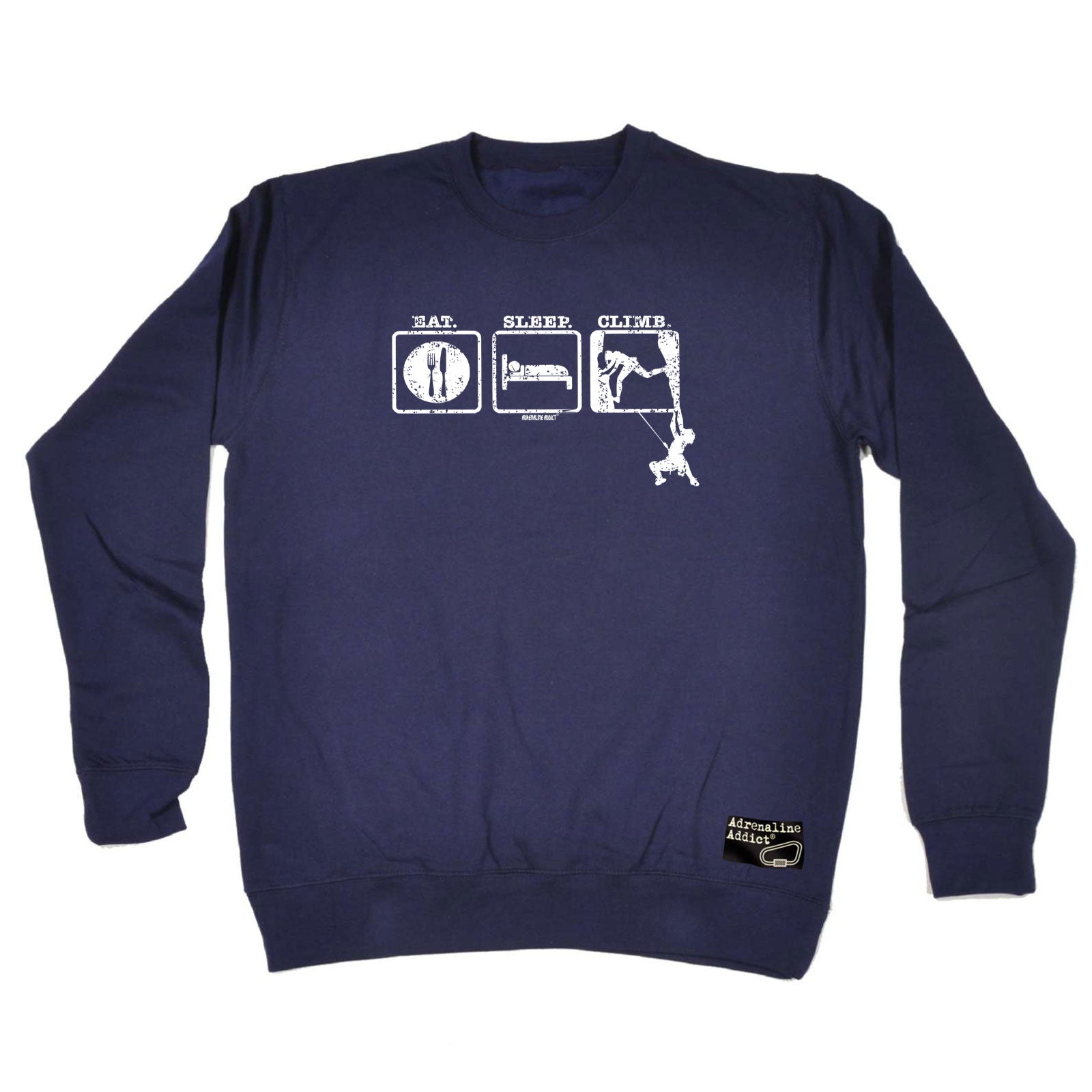 Aa Eat Sleep Climbing 2 Climbers - Funny Sweatshirt