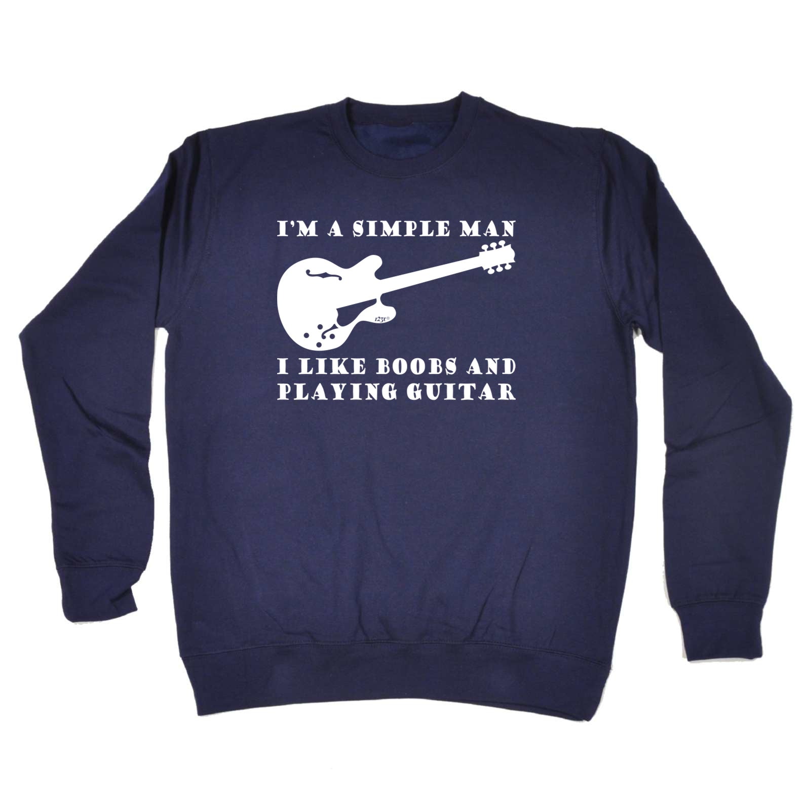 I'M Simple B B Playing Guitar Music - Funny Sweatshirt
