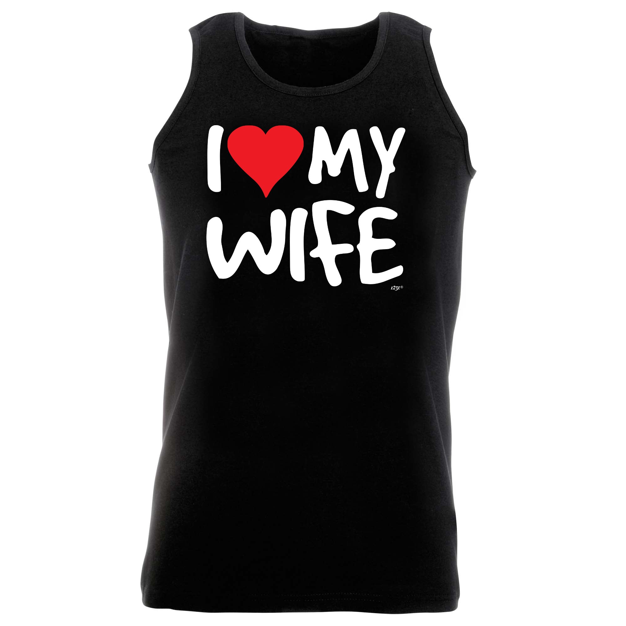 Love Heart My Wife - Funny Vest Singlet Unisex Tank Top