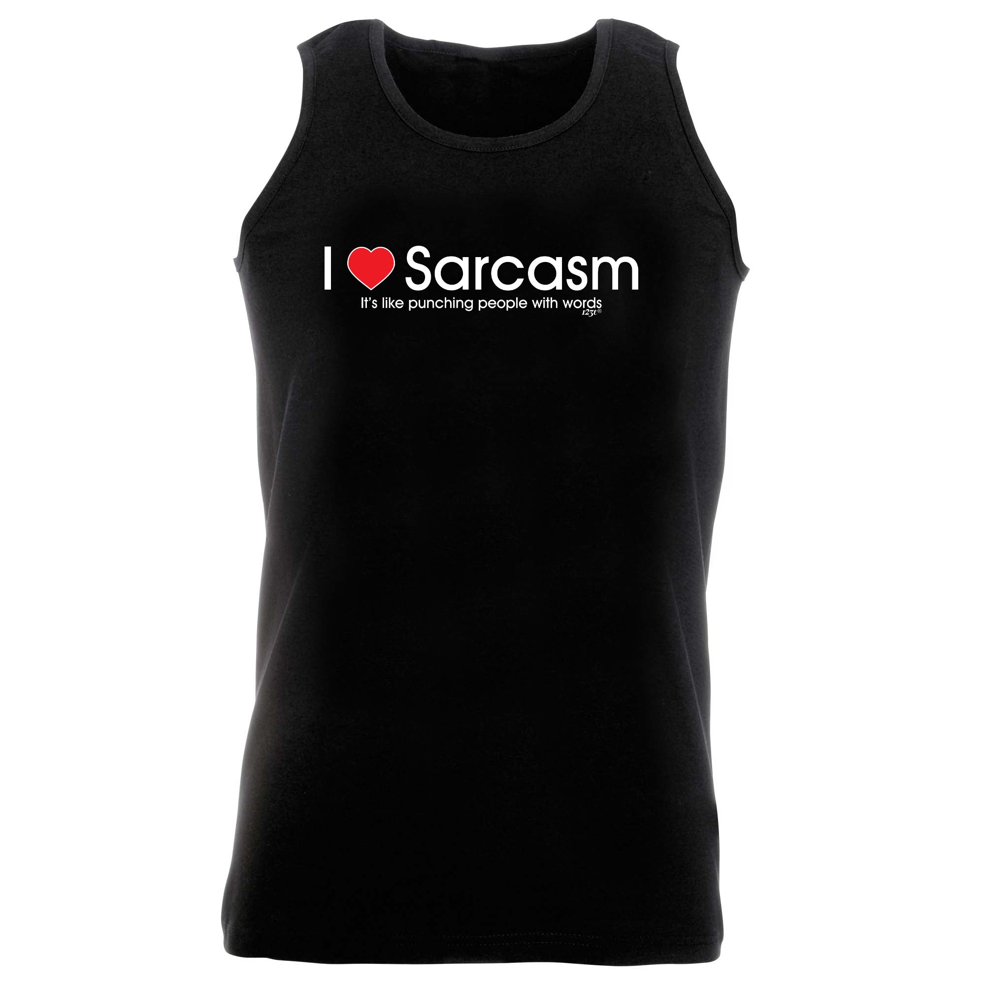 Love Sarcasm Punching - Funny Vest Singlet Unisex Tank Top