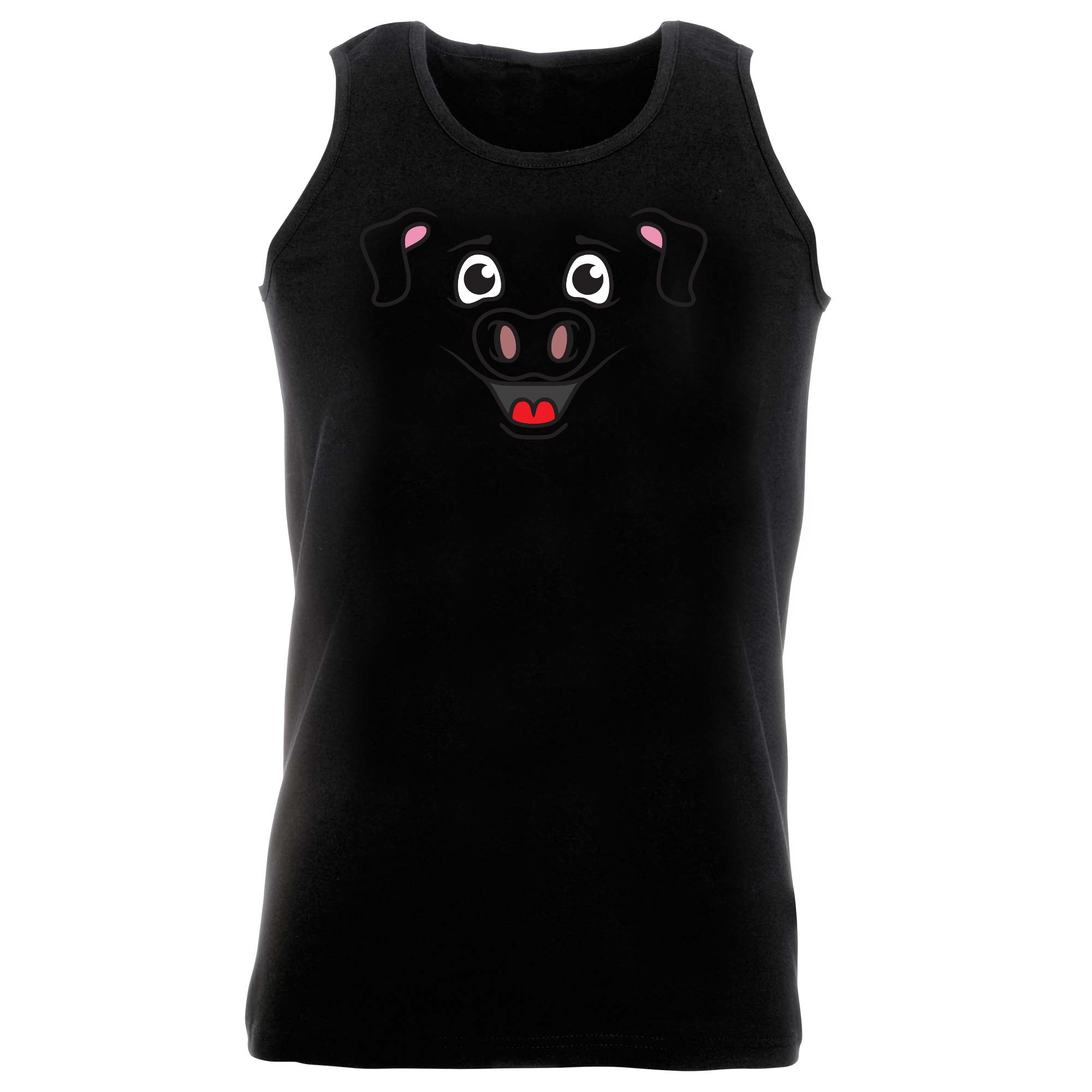 Pig Ani Mates - Funny Vest Singlet Unisex Tank Top