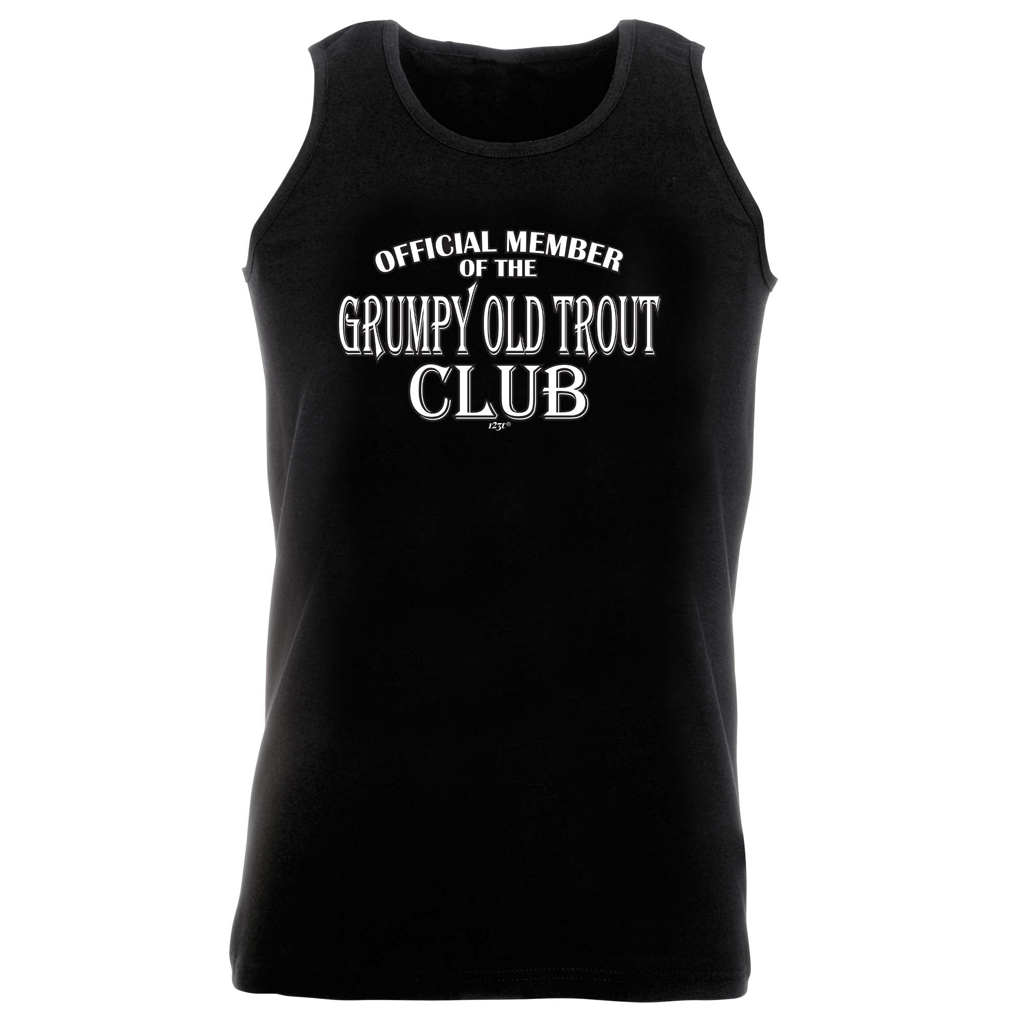 Grumpy Old Trout Club - Funny Vest Singlet Unisex Tank Top