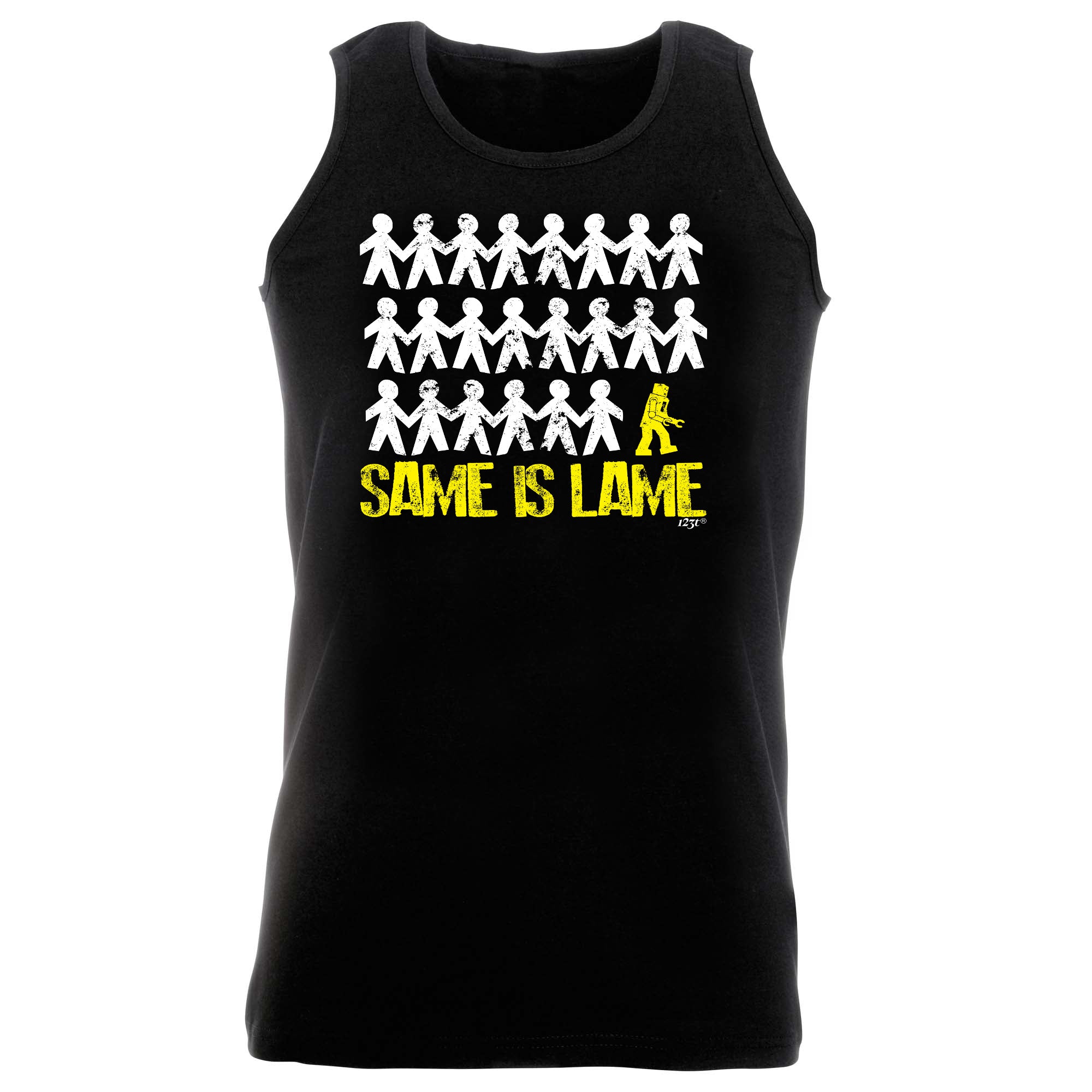 Same Is Lame Robot - Funny Vest Singlet Unisex Tank Top