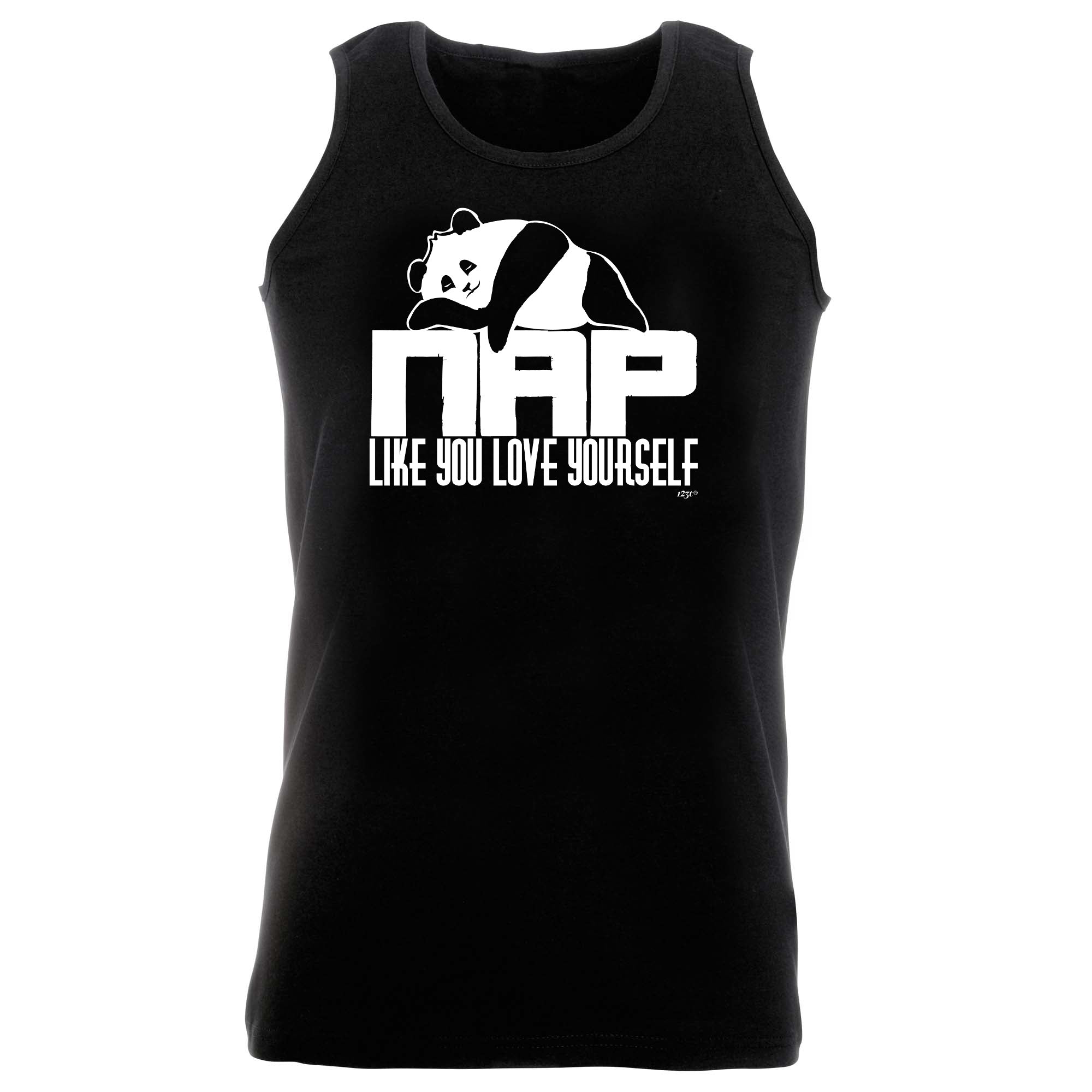 Nap Like You Love Yourself Panda - Funny Vest Singlet Unisex Tank Top