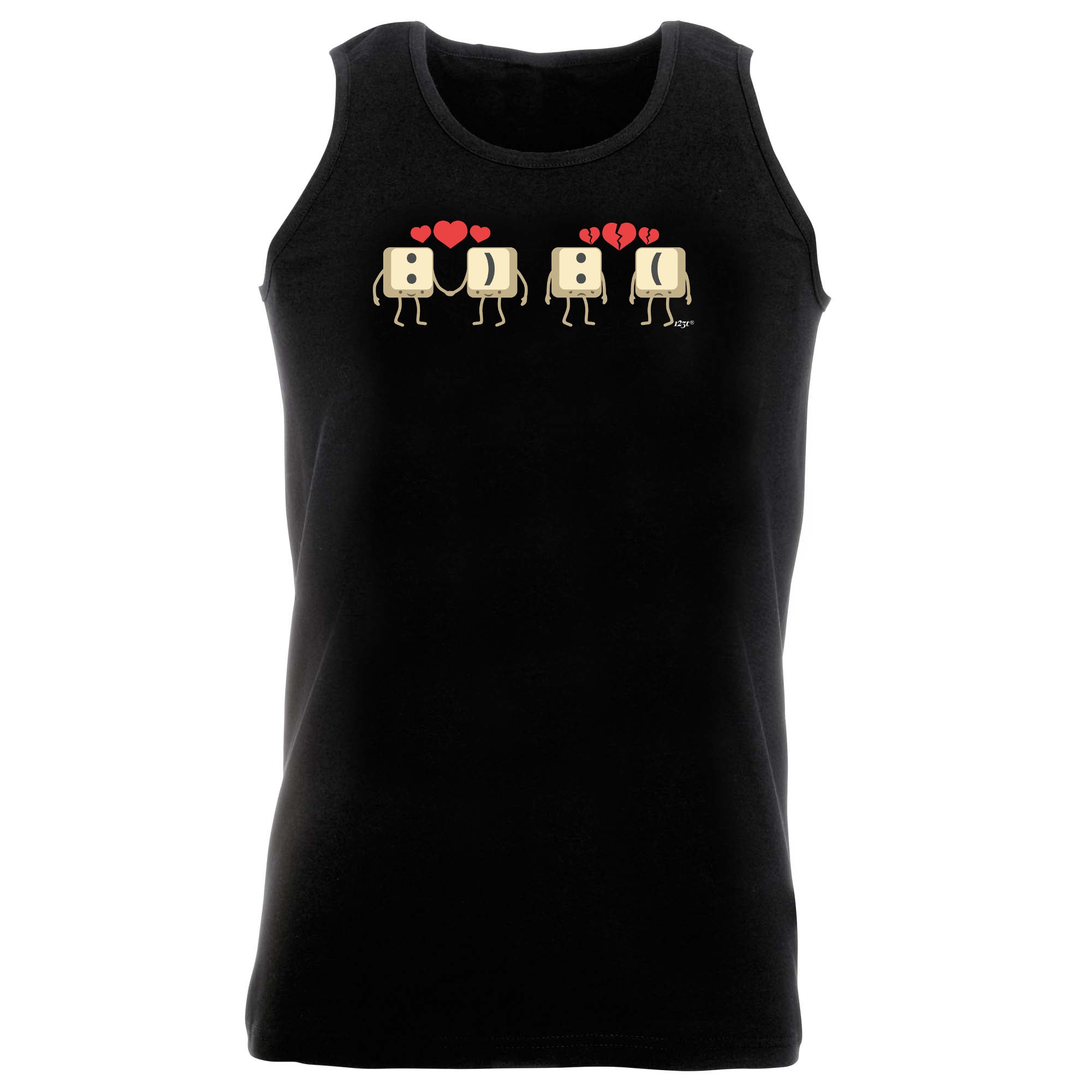 Keyboard Love - Funny Vest Singlet Unisex Tank Top