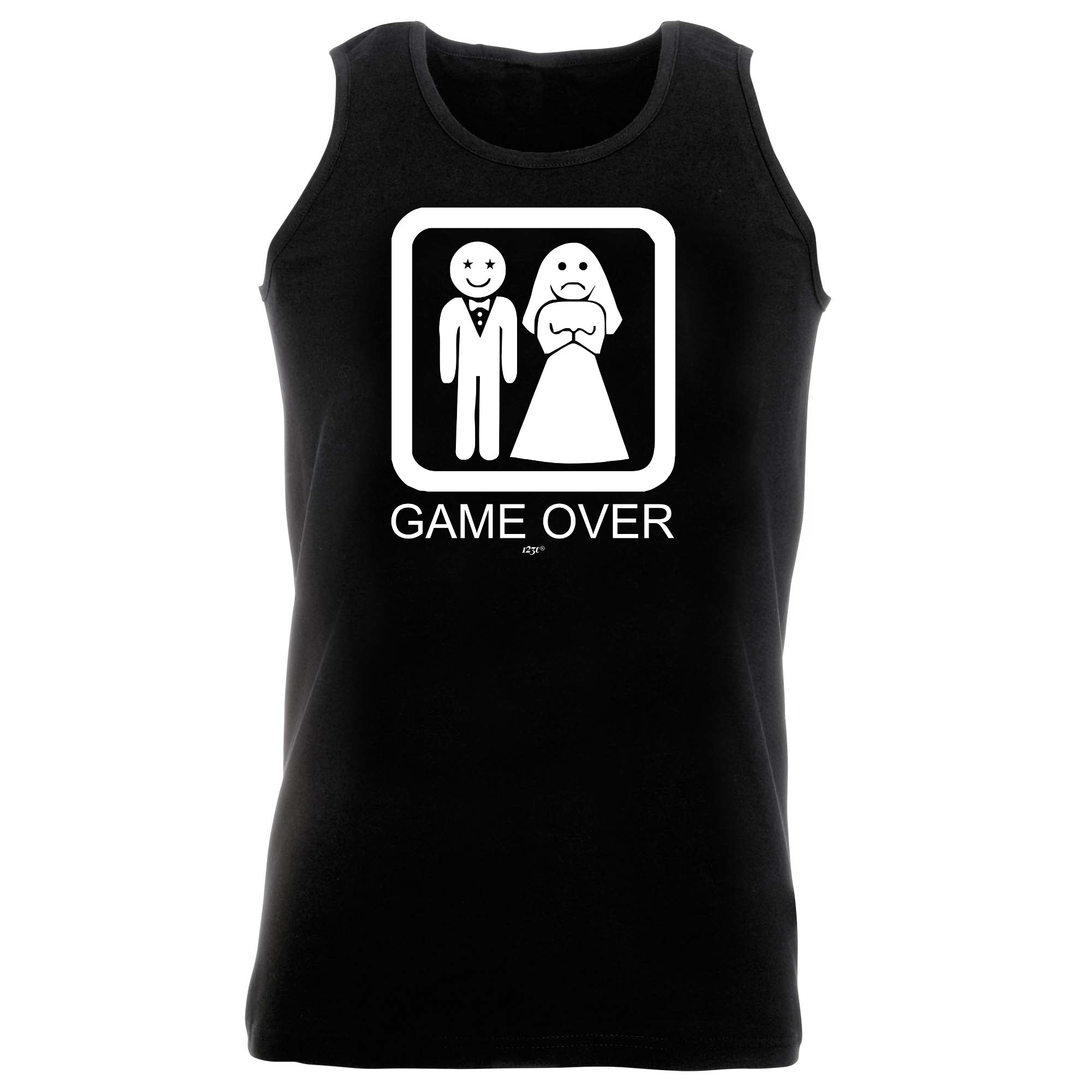 Game Over Sad Bride - Funny Vest Singlet Unisex Tank Top