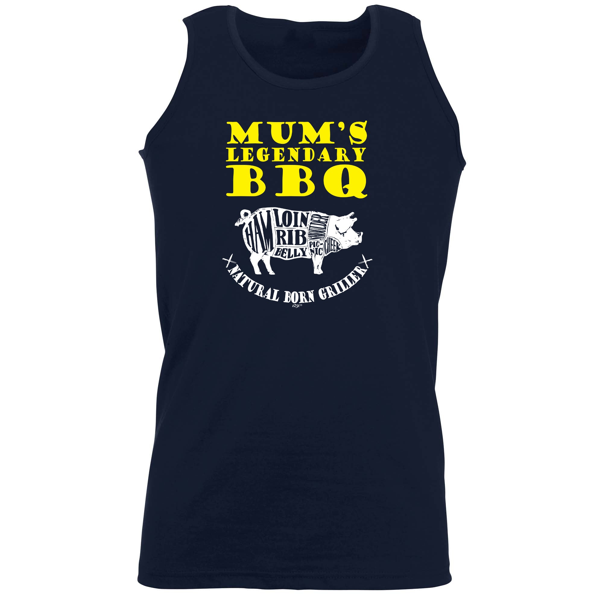 Mums Legendary Bbq Barbeque - Funny Vest Singlet Unisex Tank Top