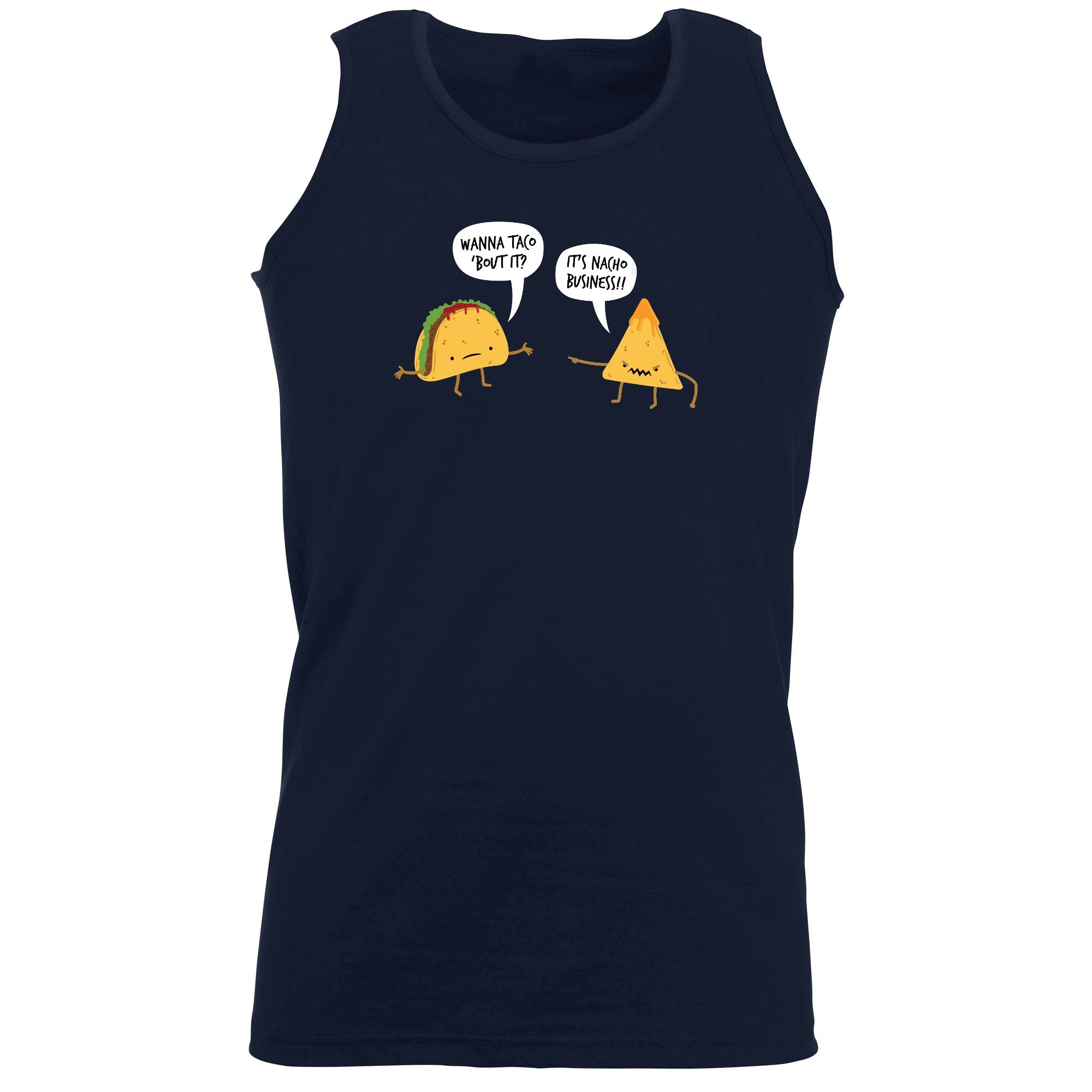 Wanna Taco Bout It - Funny Vest Singlet Unisex Tank Top