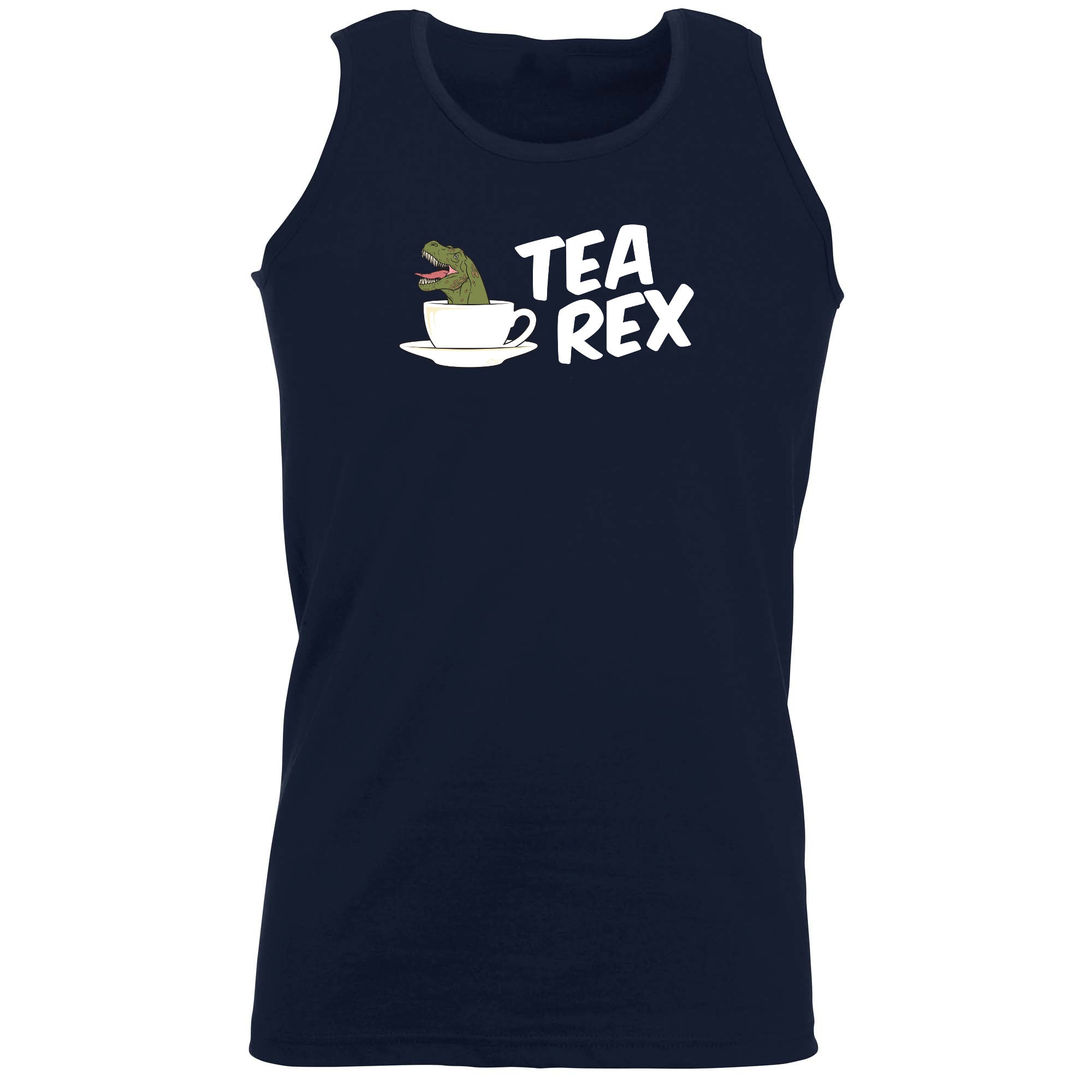 Tea Rex - Funny Vest Singlet Unisex Tank Top
